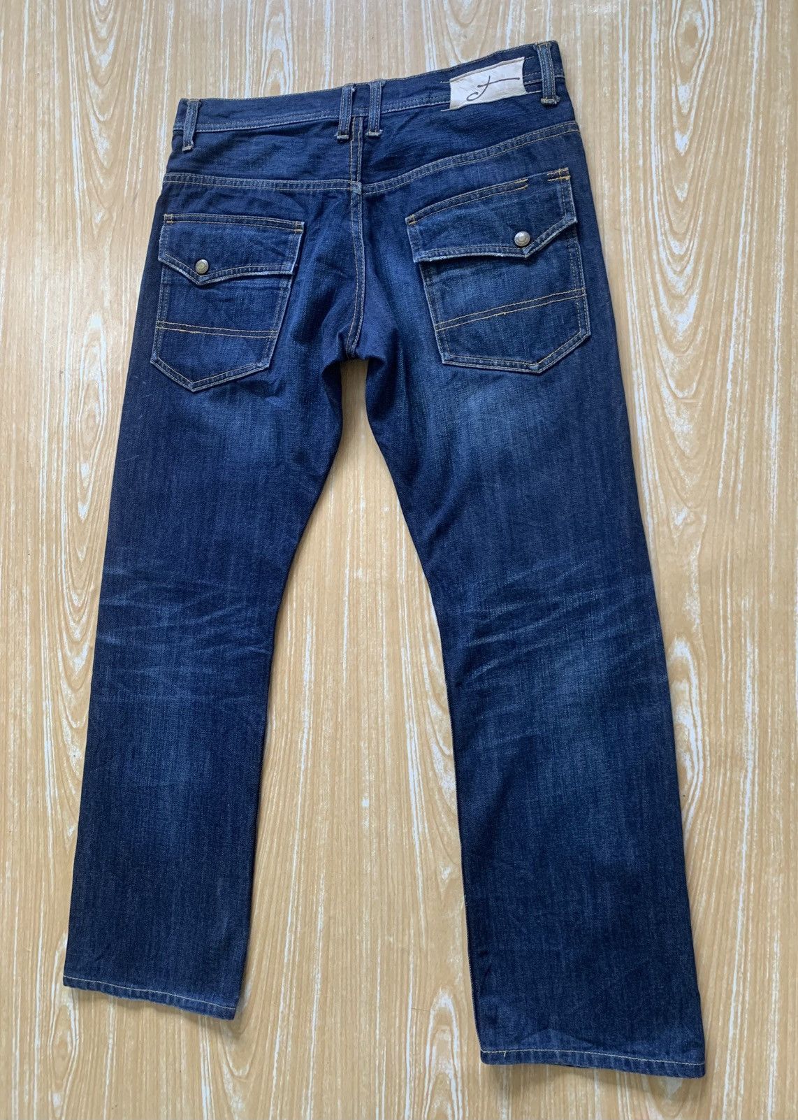 Issey Miyake × Tete Homme Rare..Tete Homme Denim Jeans Pants Size US 32 / EU 48 - 8 Thumbnail