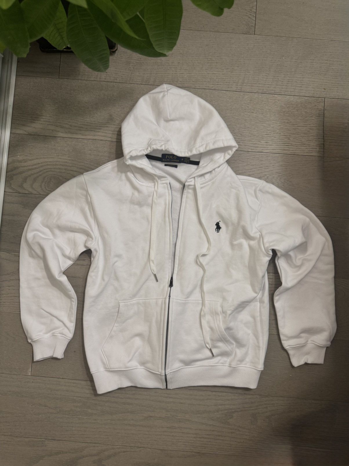 Polo Ralph Lauren Polo Ralph Lauren Zip Up White Medium Size US M / EU 48-50 / 2 - 1 Thumbnail