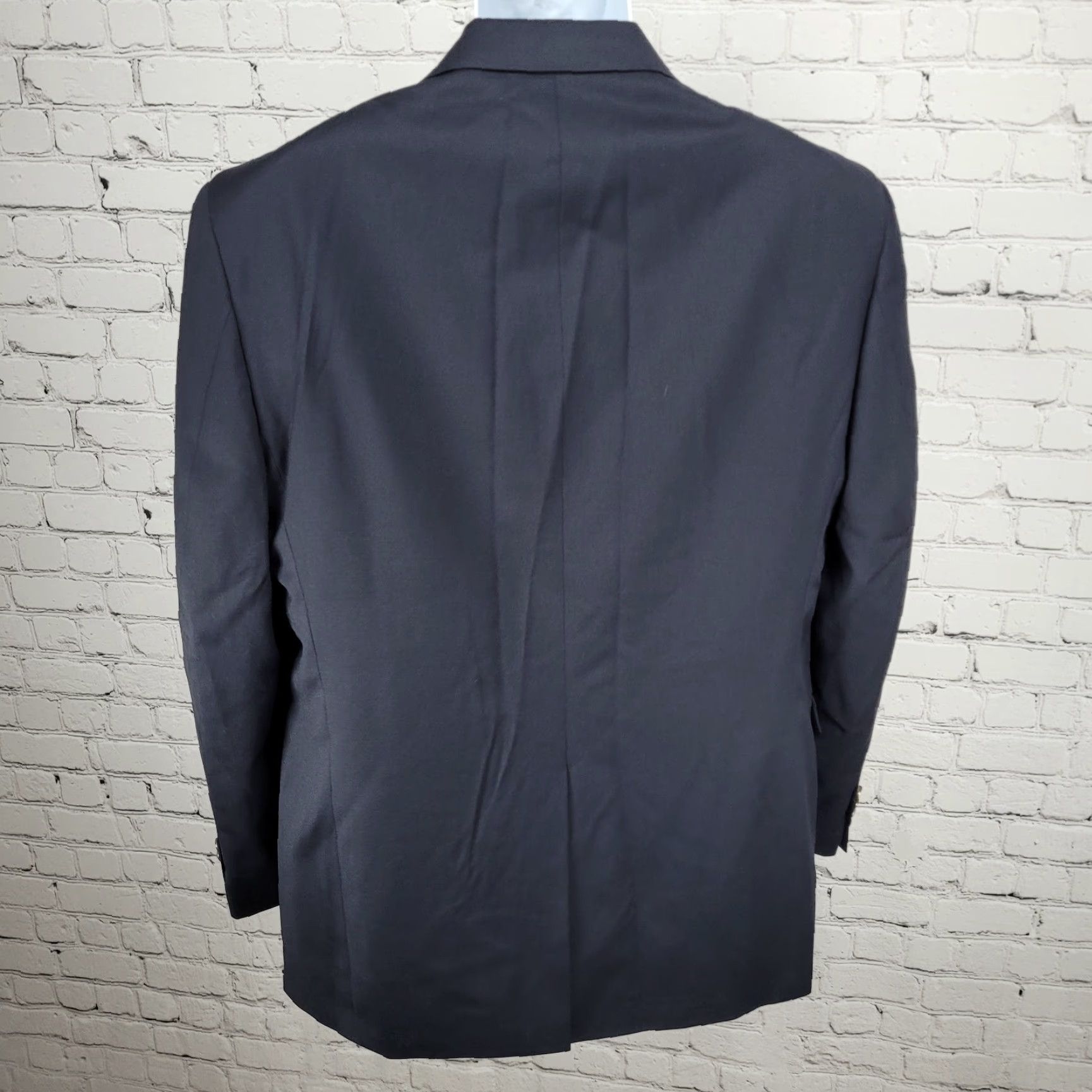 Austin Reed Austin Reed Blazer 42R Blue Wool 2-Button Notch Vented Classic Mens Size 42R - 2 Thumbnail