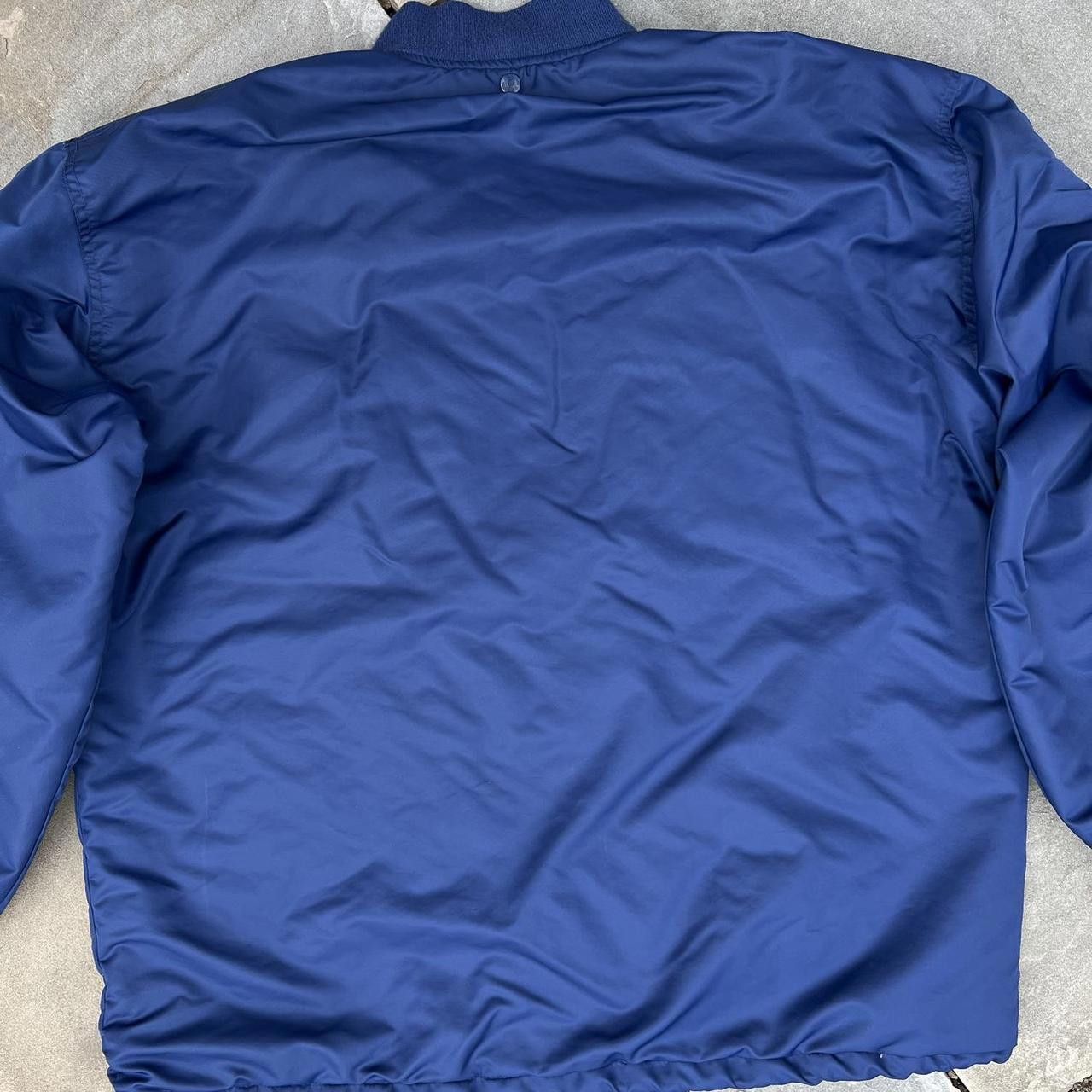 Starter Vintage 90s Starter Dark Blue Lined Bomber Size US L / EU 52-54 / 3 - 6 Thumbnail