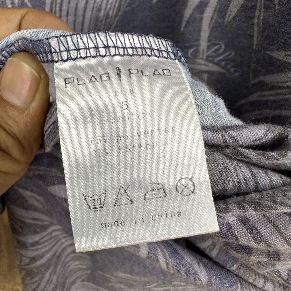 Issey Miyake Plag Plag Hawaii By Tete Homme Shirt A767 Size US S / EU 44-46 / 1 - 8 Thumbnail