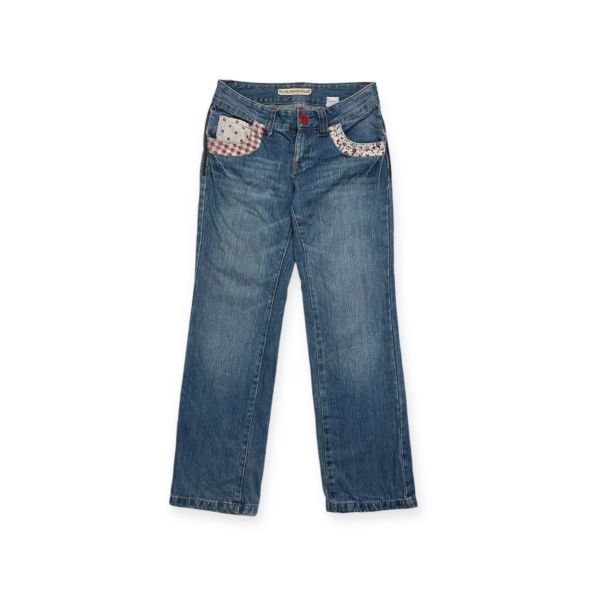 Blue Blue Japan × Japanese Brand Blue Moon Blue Jeans I Love BMB Size US 29 - 3 Thumbnail