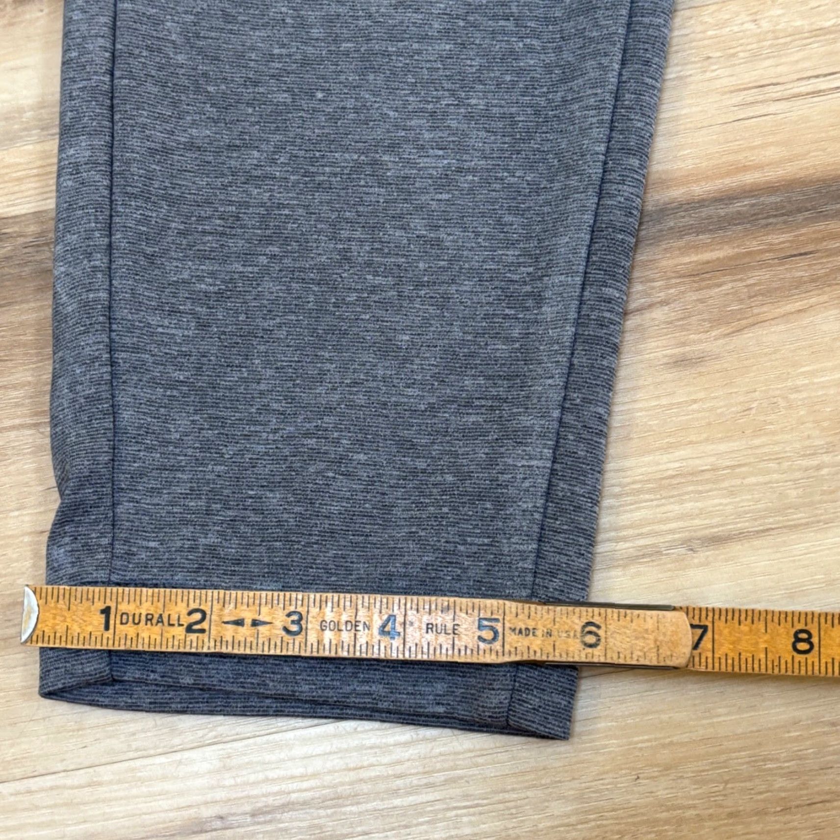 Bonobos Bonobos Pants Mens Small Short Heather Gray Travel Jogger Drawstring Slim Tapered 26in Inseam Gray Size US 29 - 4 Thumbnail