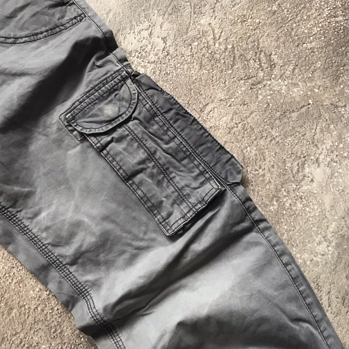 If Six Was Nine VINTAGE CARGO PANTS FLARED PARACHUTE SPRING JAPAN 90S Size US 27 - 4 Thumbnail