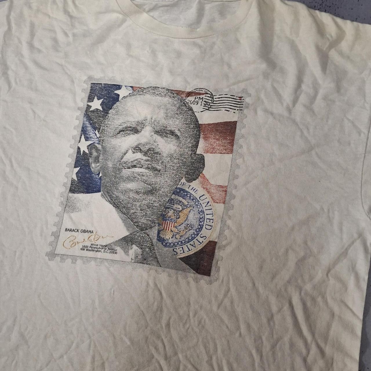 Other White Obama stamp shirt Size US L / EU 52-54 / 3 - 2 Thumbnail
