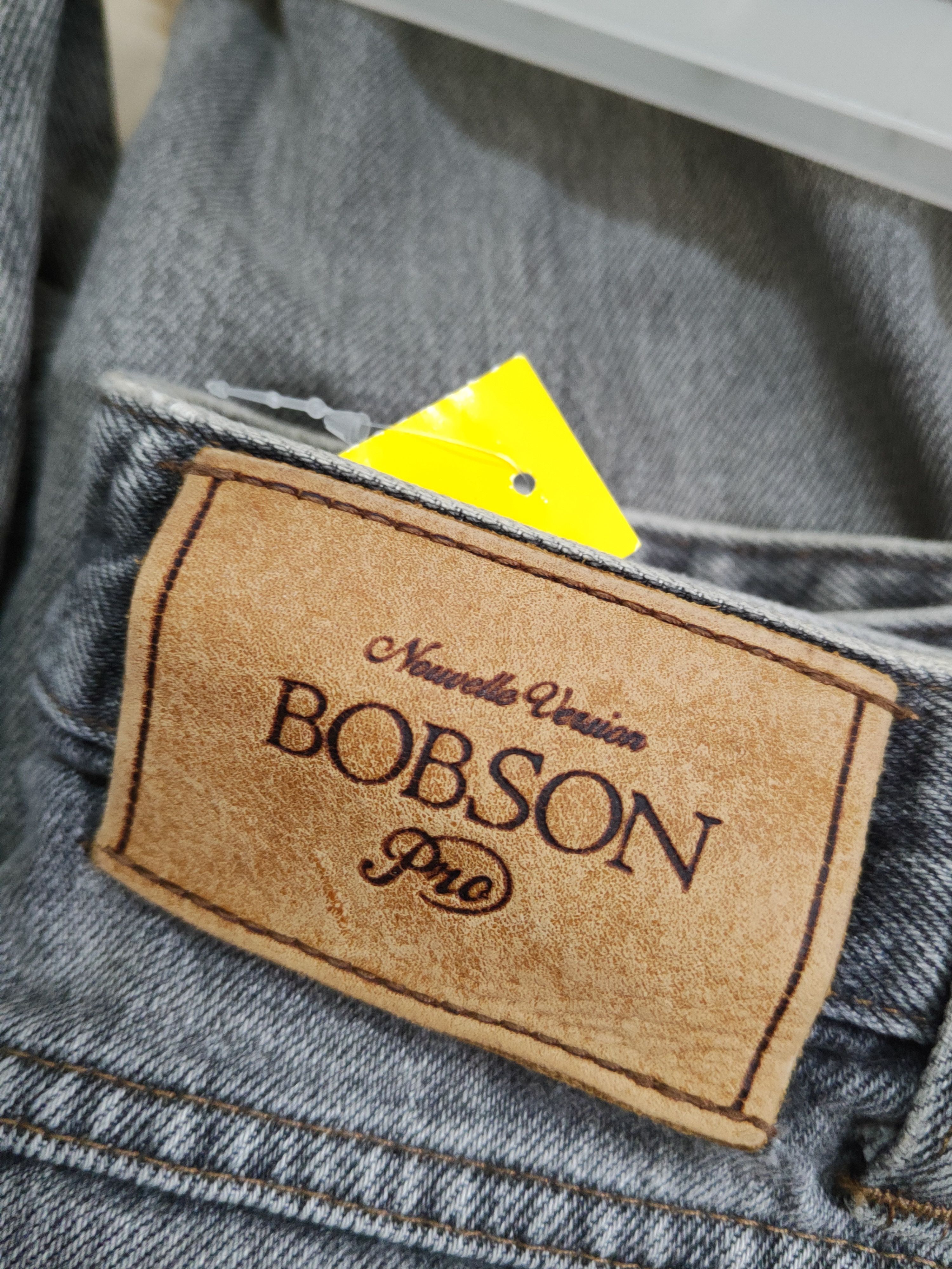 Vintage Bobson-Pro Black Distressed Ripped denim Jeans #W1564 Size US 33 - 13 Thumbnail