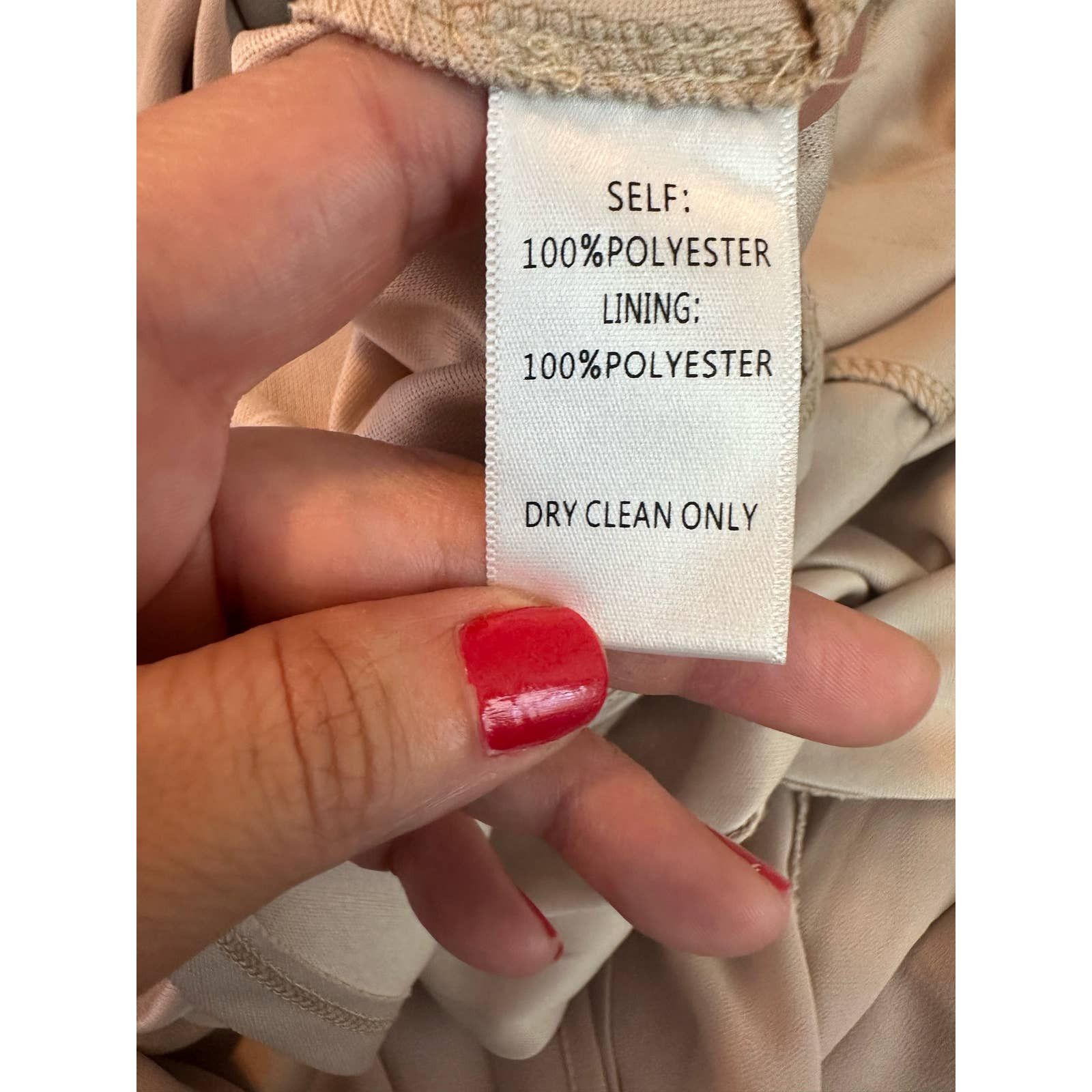 Lululemon Lulu's Moonlight Serenade Beige Strapless Maxi Dress size L Size L / US 10 / IT 46 - 3 Thumbnail