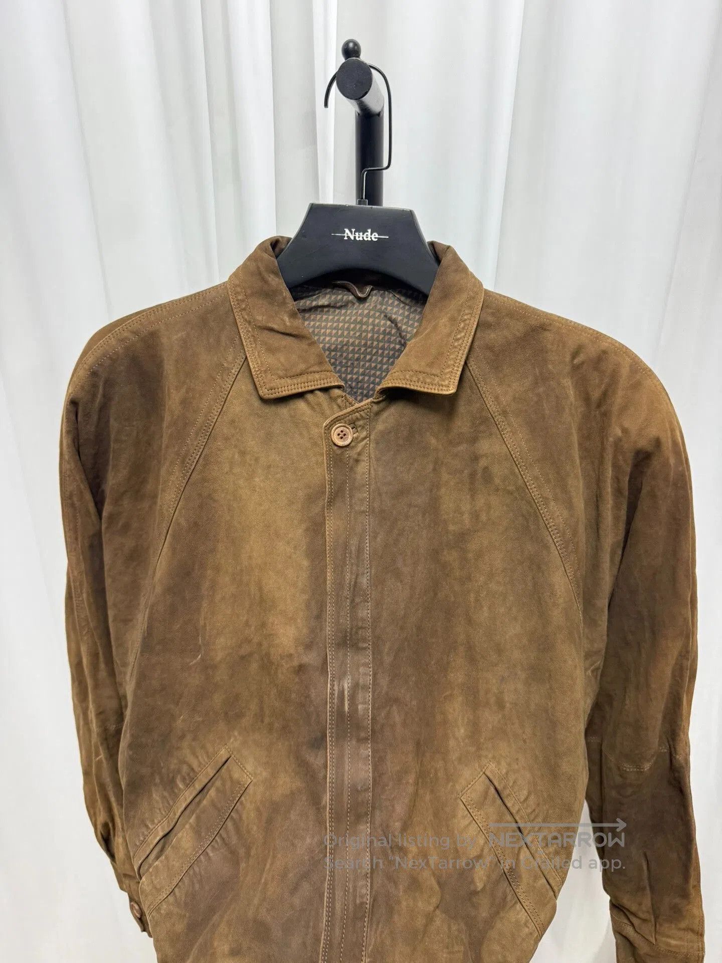 Dries Van Noten Dries van Noten Riri Zip Suede Jacket. Size US M / EU 48-50 / 2 - 5 Thumbnail