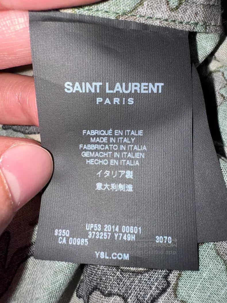 Saint Laurent Paris Saint Laurent Paris Original Camouflage Shirt Size XS / US 0-2 / IT 36-38 - 4 Thumbnail