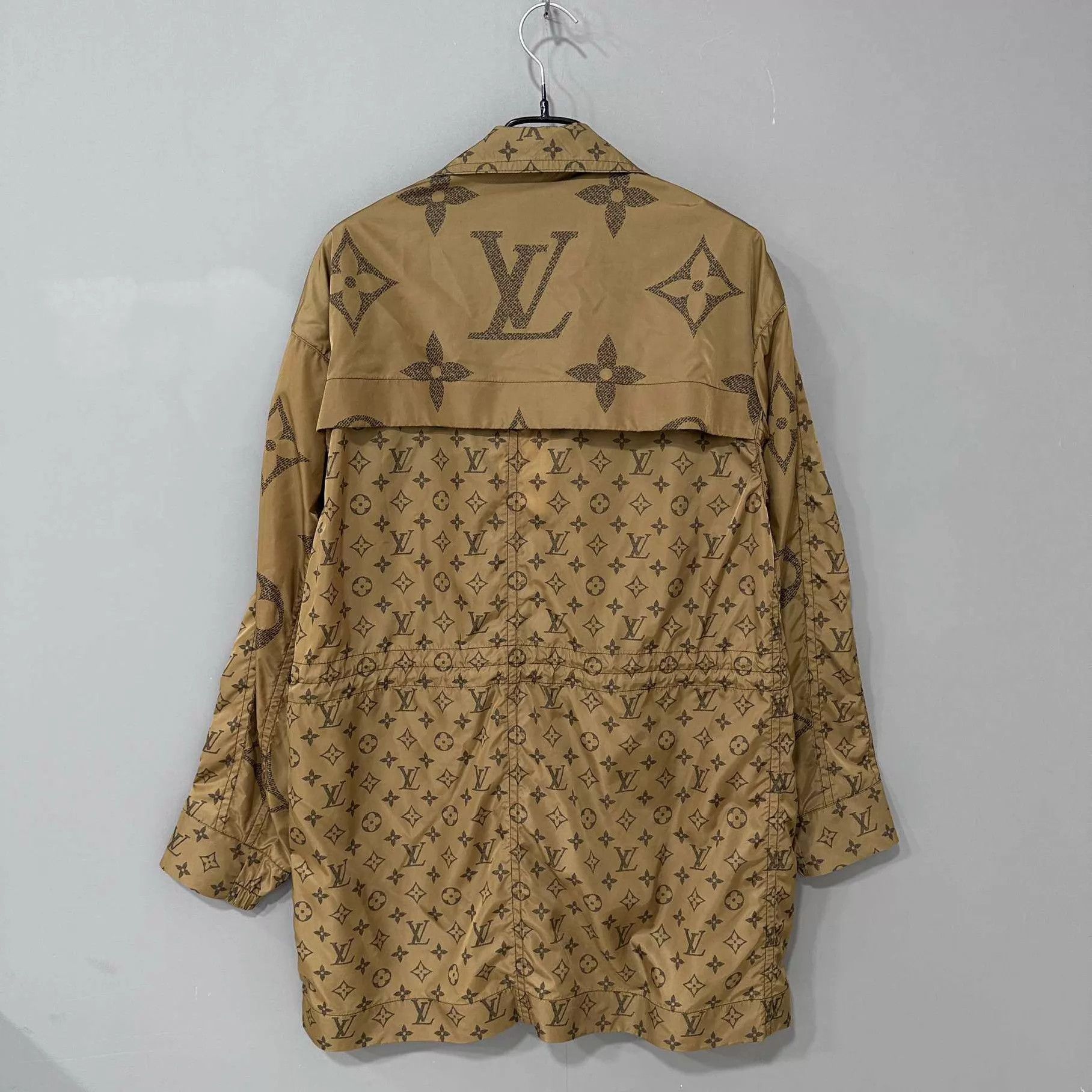 Louis Vuitton LV Brown Monogram Print Tech Fabric Women's Jacket Size XS / US 0-2 / IT 36-38 - 3 Thumbnail