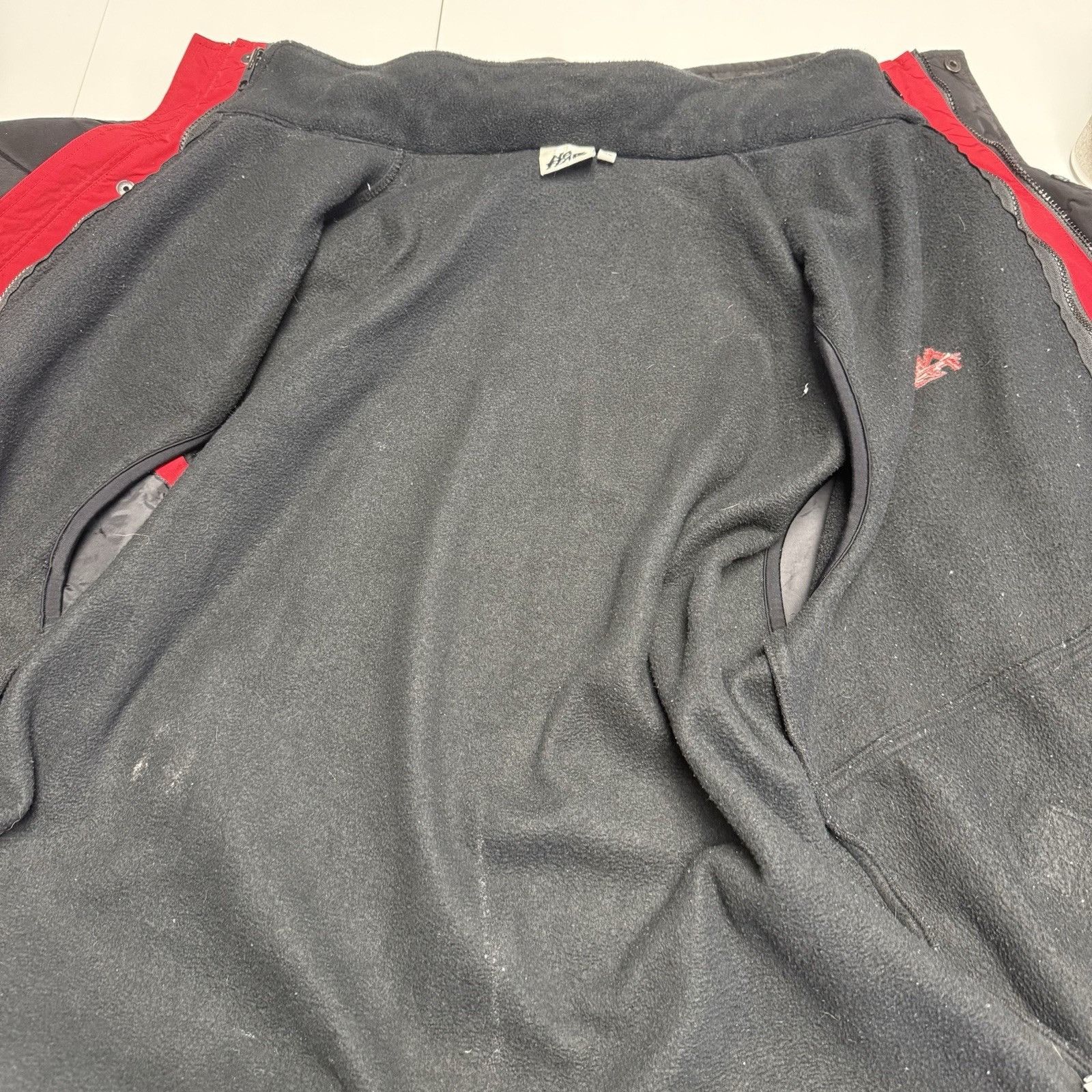 No Fear No Fear 3-in-1 Jacket Mens XL 26x30.5 Red Black Full Zip Size US XL / EU 56 / 4 - 7 Thumbnail
