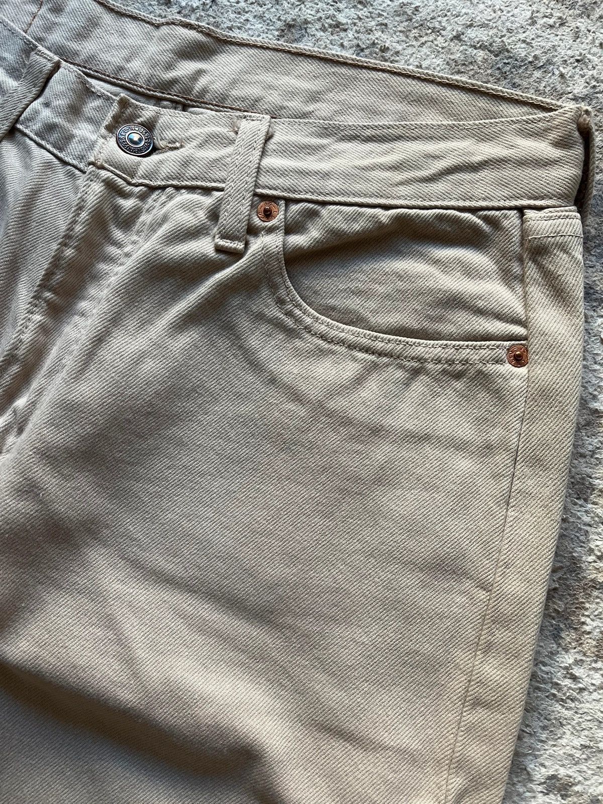 Levi's Levi’s Jeans Sz W33 L32 Vintage 1998 Beuge Jeans Denim Rare Size US 33 - 3 Thumbnail