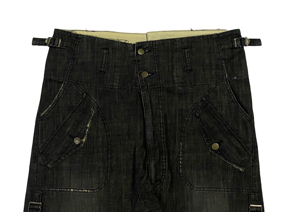 Final Home × Issey Miyake × Japanese Brand Rare🔥Final Home Denim Linen Pants Size US 34 / EU 50 - 17 Thumbnail