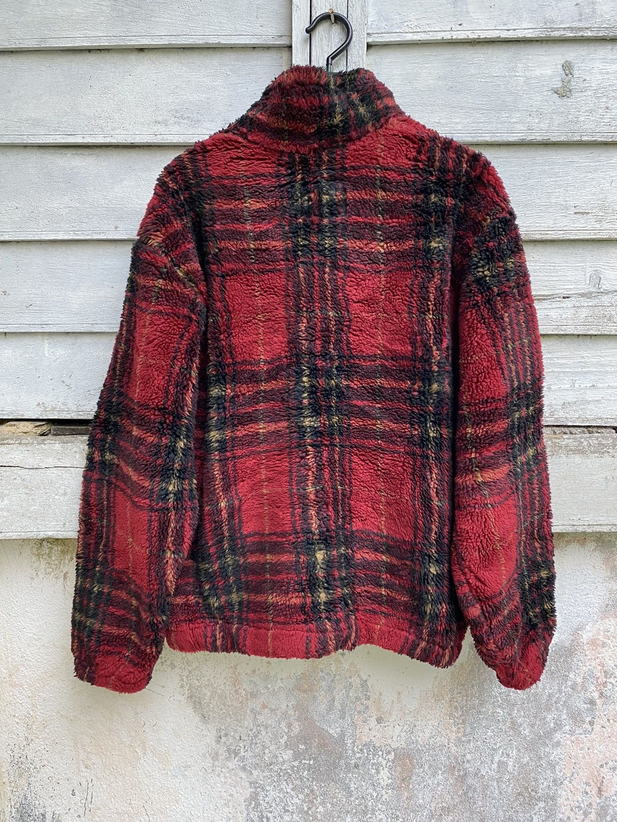 Woolrich Woolen Mills Vintage Woolrich Half Zipper Rugged Outwear Deep Pile Fleece Size US M / EU 48-50 / 2 - 3 Thumbnail