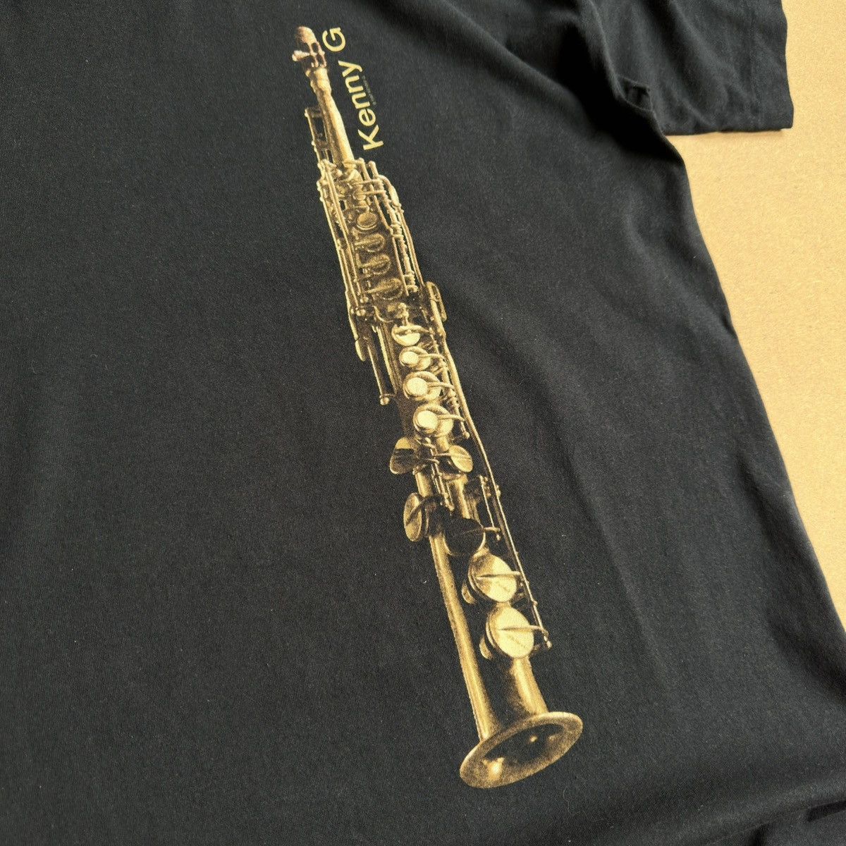 Band Tees Vintage 1997 Kenny G Saxophone Jazz Single Stitch Promo Tee Size US XL / EU 56 / 4 - 6 Thumbnail