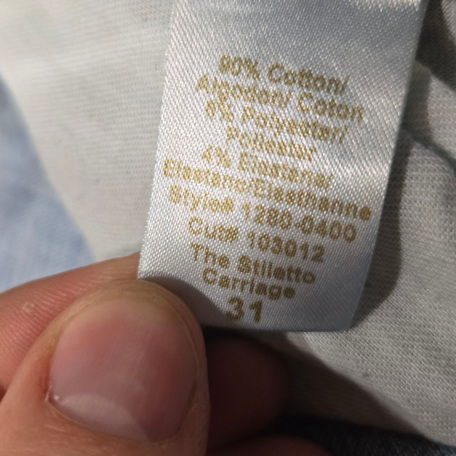 Current/Elliot Current/Elliott Stiletto Skinny Jeans Light Wash Size 31 Size 31" - 6 Thumbnail