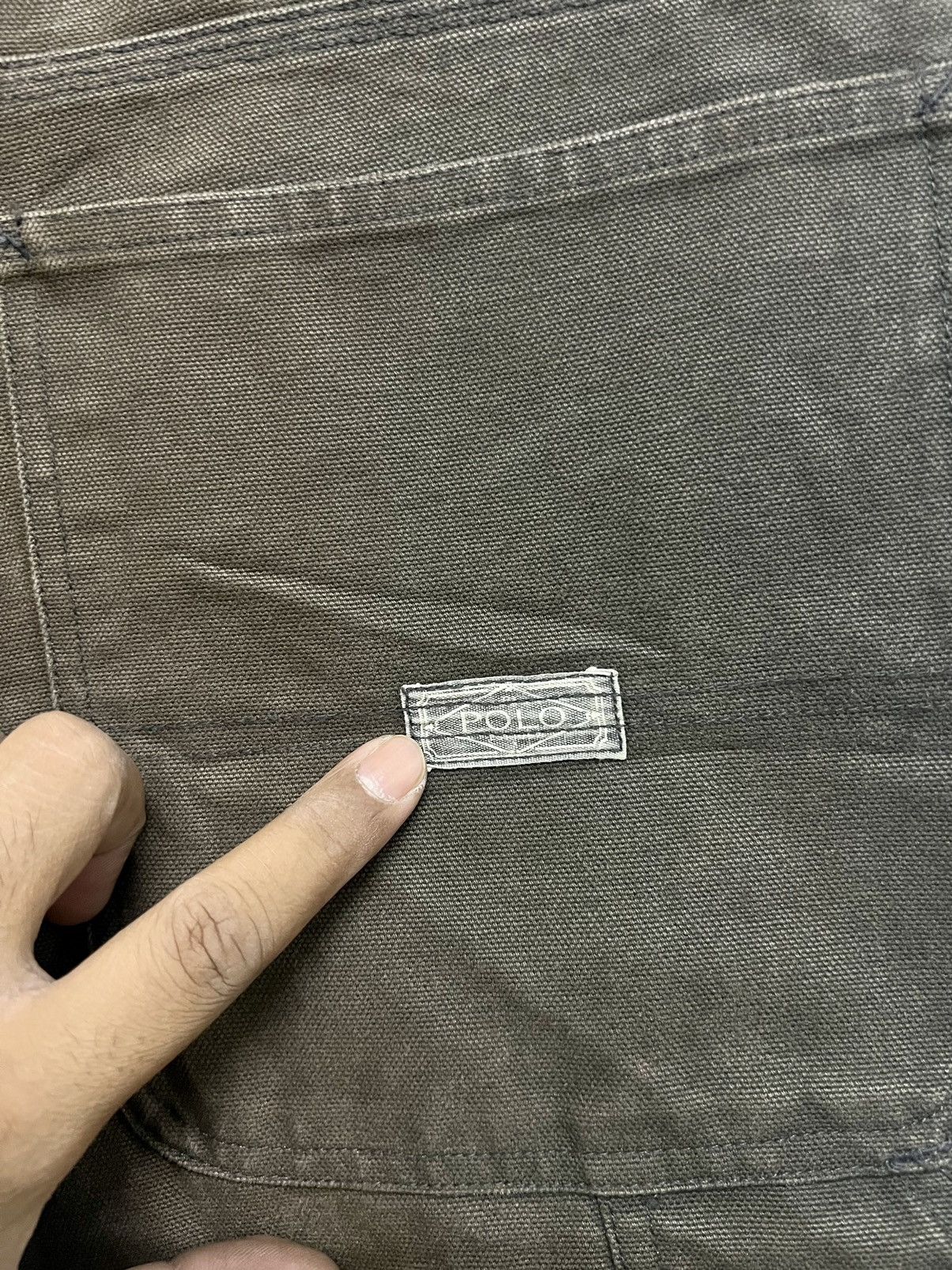 Polo Ralph Lauren × RRL Ralph Lauren × Vintage VINTAGE FLARED RECONSTRUCTED POLO RL CARPENTER ARMY UTILITY Size US 36 / EU 52 - 15 Thumbnail