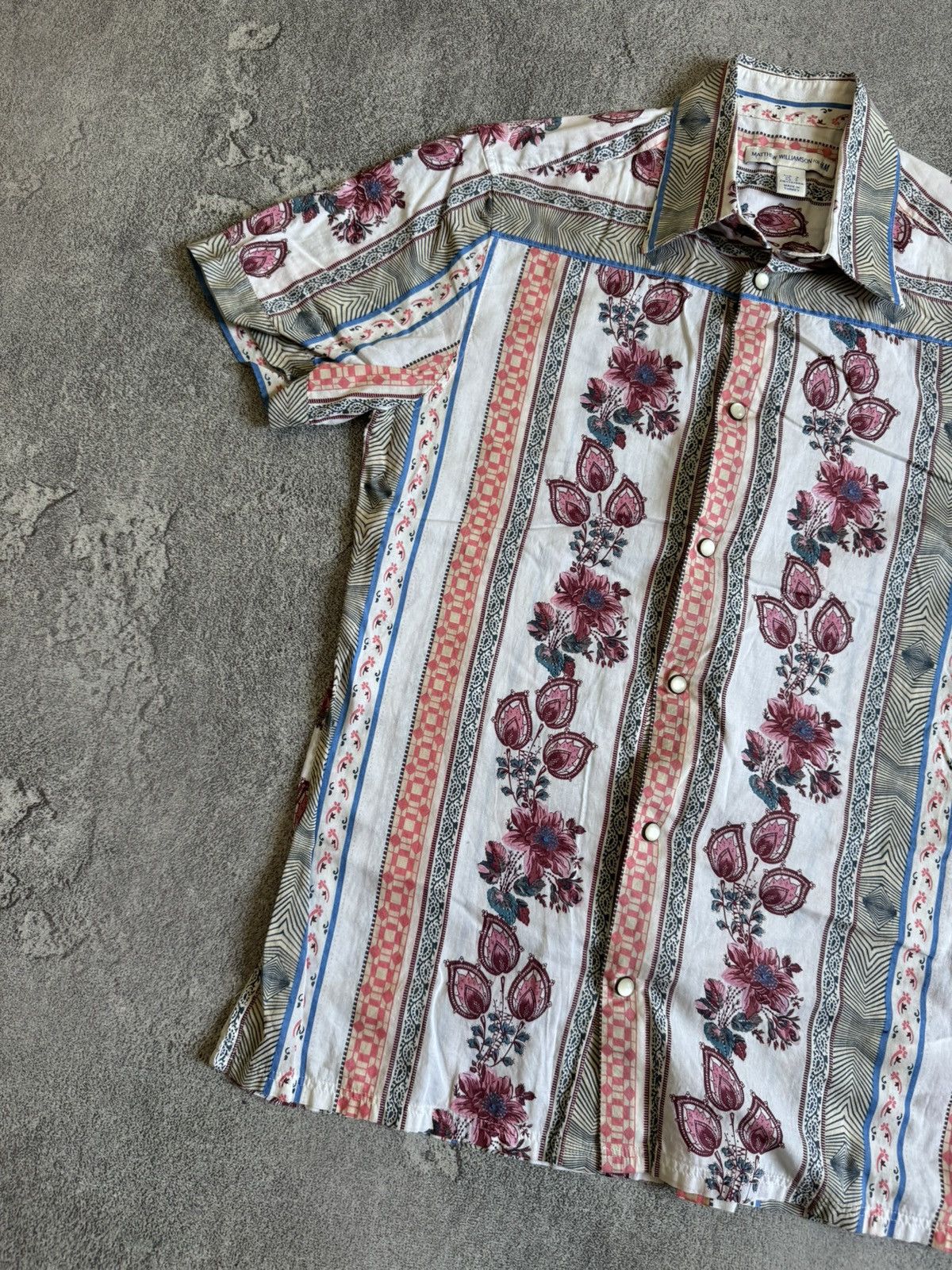 H&M Matthew Williamson for H&M floral shirt button up hawaii Size US S / EU 44-46 / 1 - 10 Thumbnail