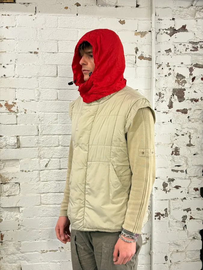 Prada 2000s Prada Beige Down Nylon Quilted Puffer Vest Size US M / EU 48-50 / 2 - 3 Thumbnail