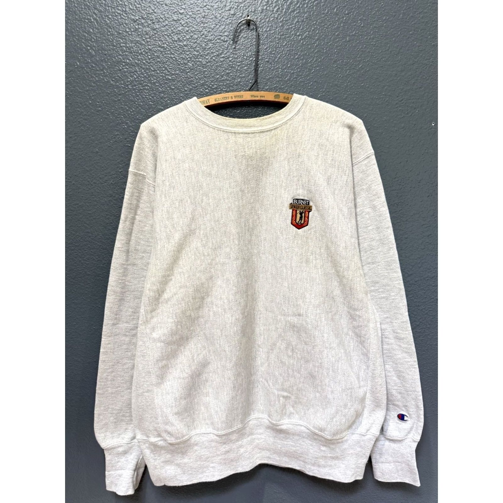Champion VINTAGE Champion Reverse Weave Sweatshirt Golf 90s XL Men Gray Pullover Classic Burnet Senior Size US XL / EU 56 / 4 - 3 Thumbnail