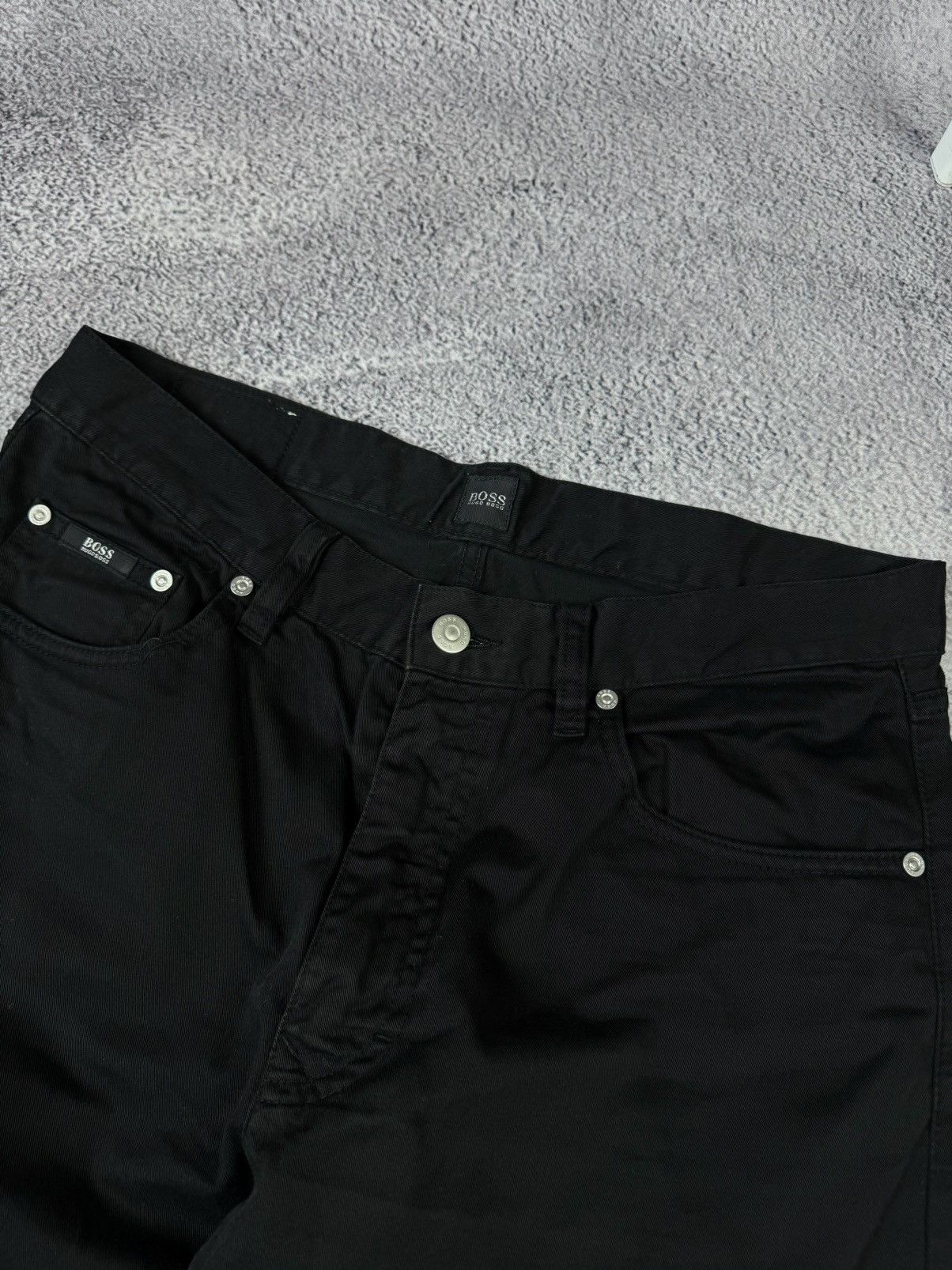 Hugo Boss × Vintage HUGO BOSS Arkansas 1 Vintage Black Jeans Pants Size US 32 / EU 48 - 4 Thumbnail