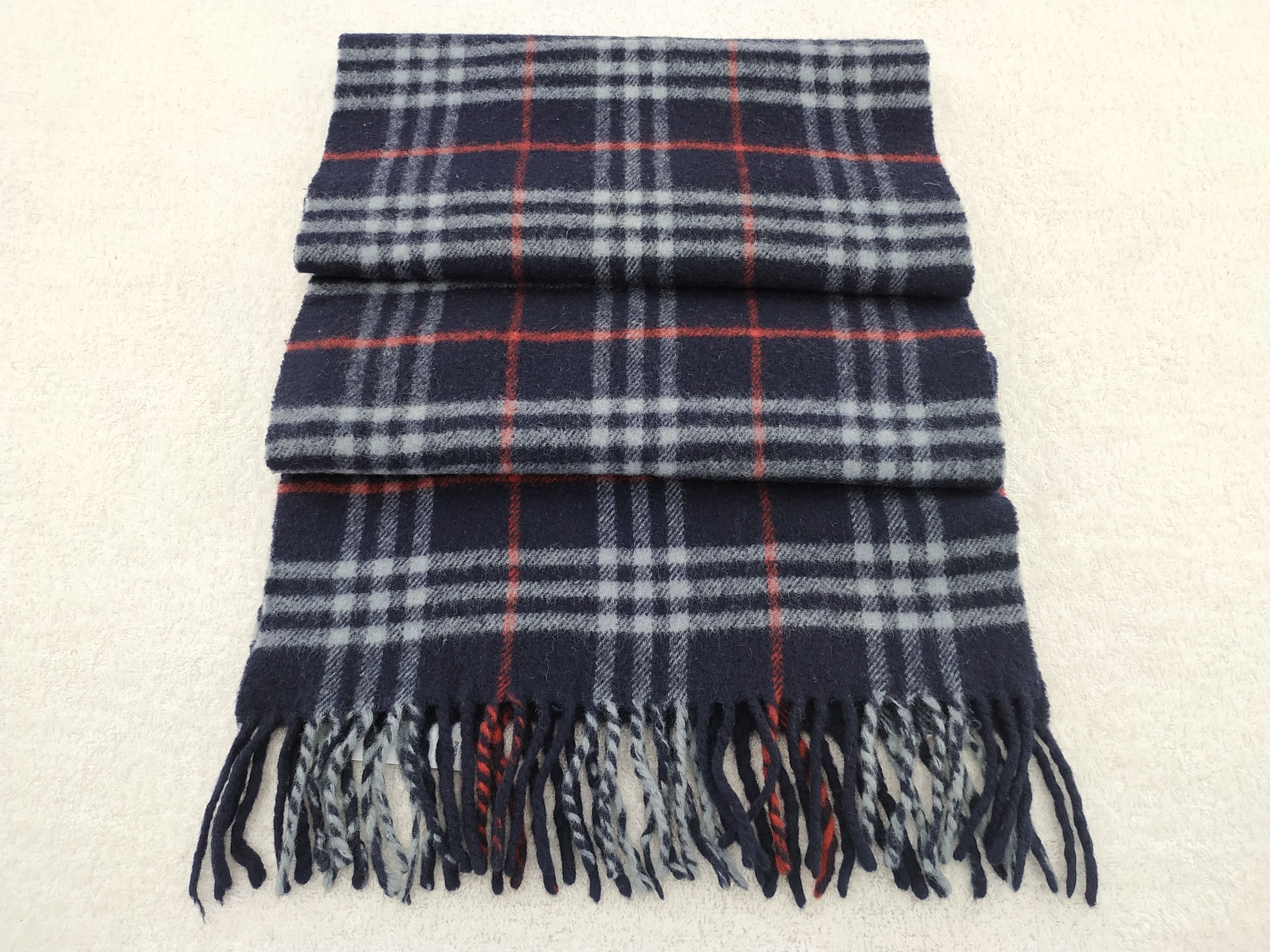 Burberry × Vintage Burberry Scarf / Muffler / Neckwear - WW231 Size ONE SIZE - 5 Thumbnail