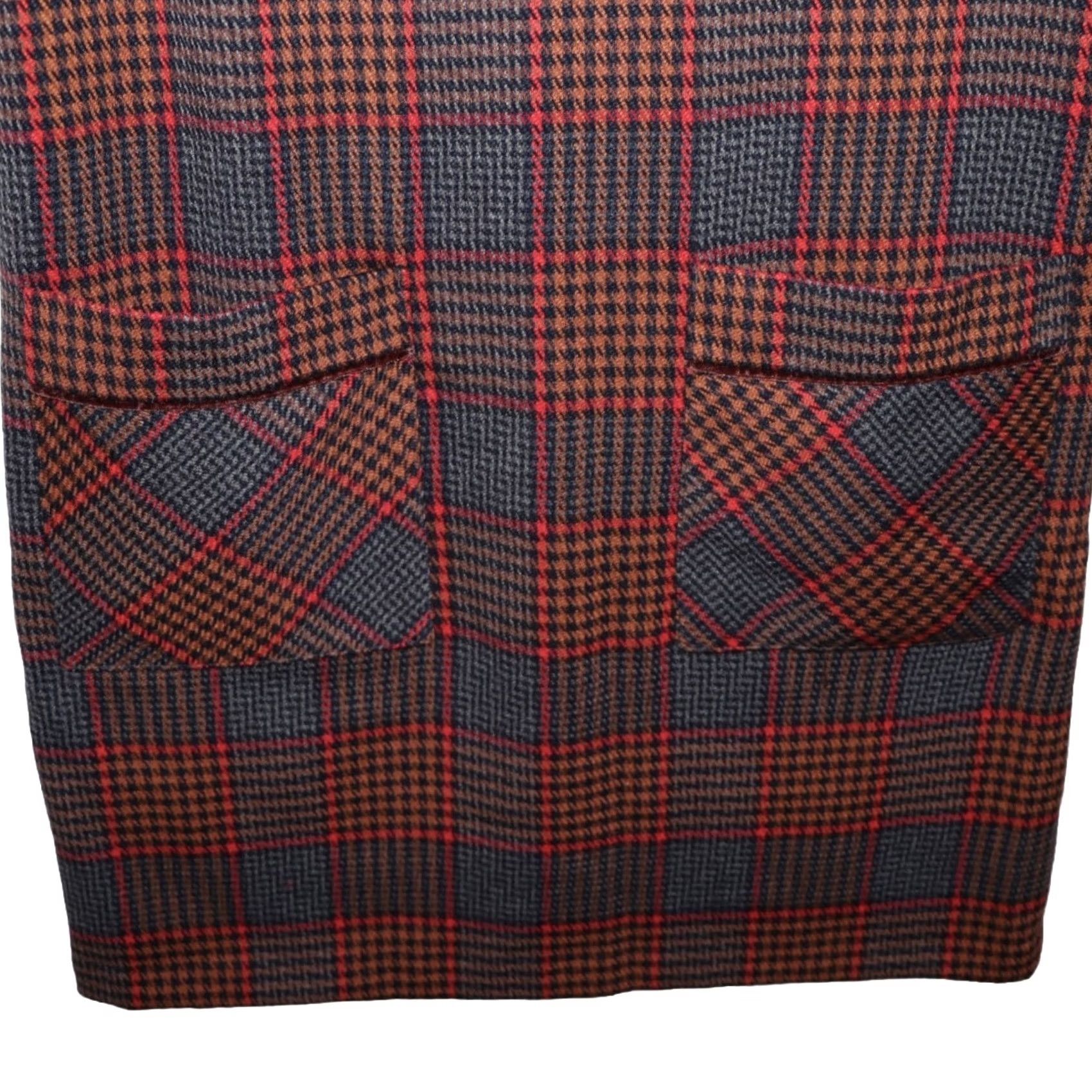 NEXT Vintage Houndstooth Check Womens Next Tunic Dress UK 12R Size 34" / US 12 / IT 48 - 3 Thumbnail