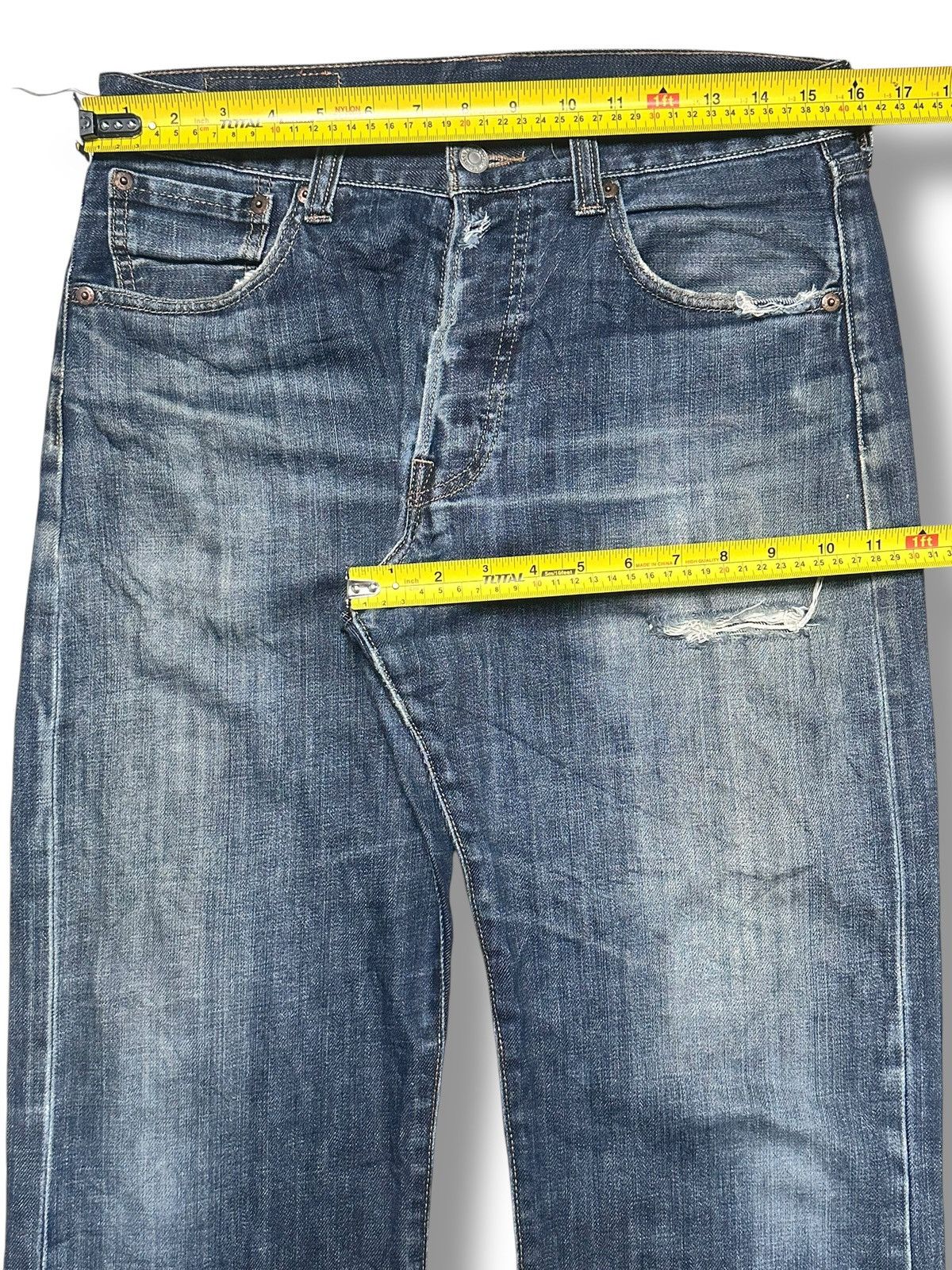 Levi's Levi’s 501 Vintage Regular Straight Leg Jean With Faded Wash Size US 32 / EU 48 - 18 Thumbnail