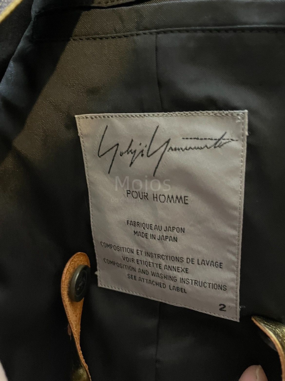 Yohji Yamamoto Sz 2 Yohji Yamamoto Pour Homme 07SS Stripe Jacket-2508 Size US M / EU 48-50 / 2 - 6 Thumbnail