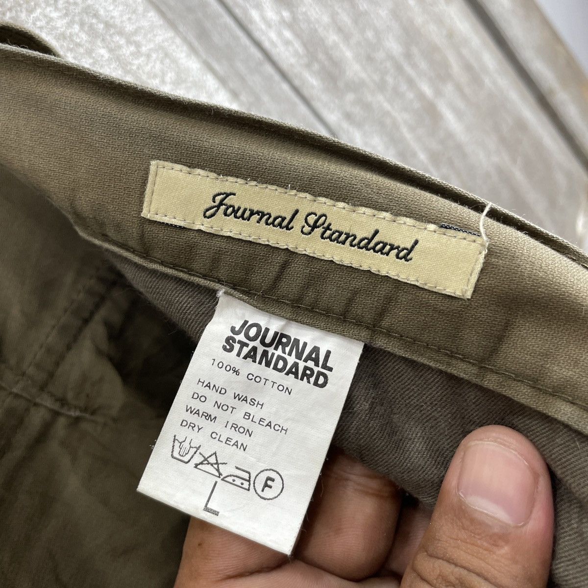 Journal Standard × Vintage Vintage Journal Standard Faded Cargo Bush Pants Size US 35 - 14 Thumbnail