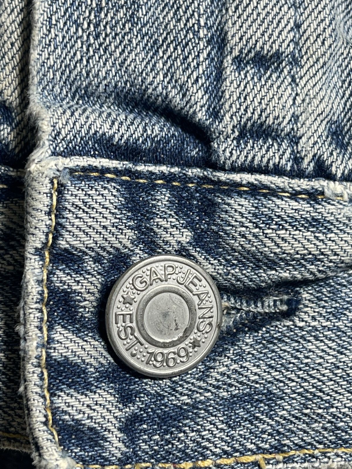 Gap × Vintage Vintage Gap trucker denime button jacket Size US M / EU 48-50 / 2 - 5 Thumbnail