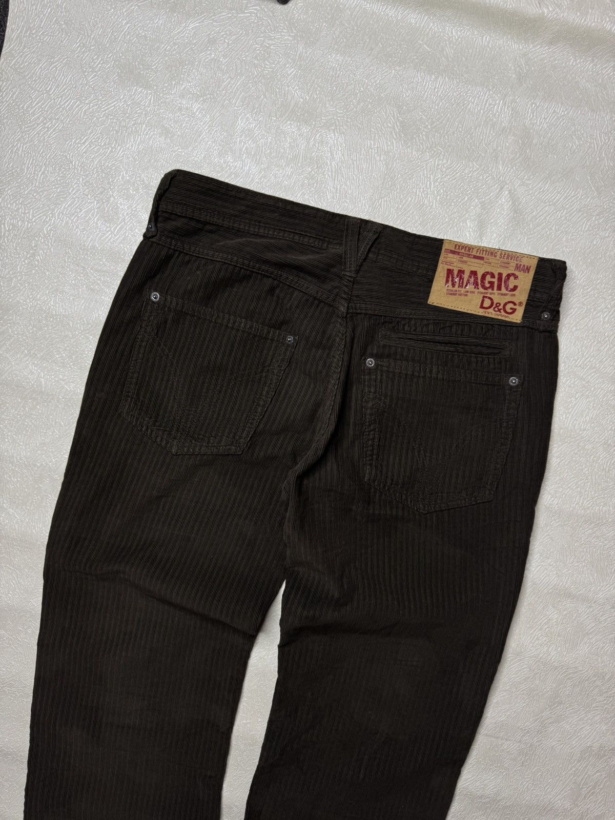 Dolce & Gabbana DOLCE & GABBANA VELVET PANTS VINTAGE STYLE Size US 33 - 2 Thumbnail