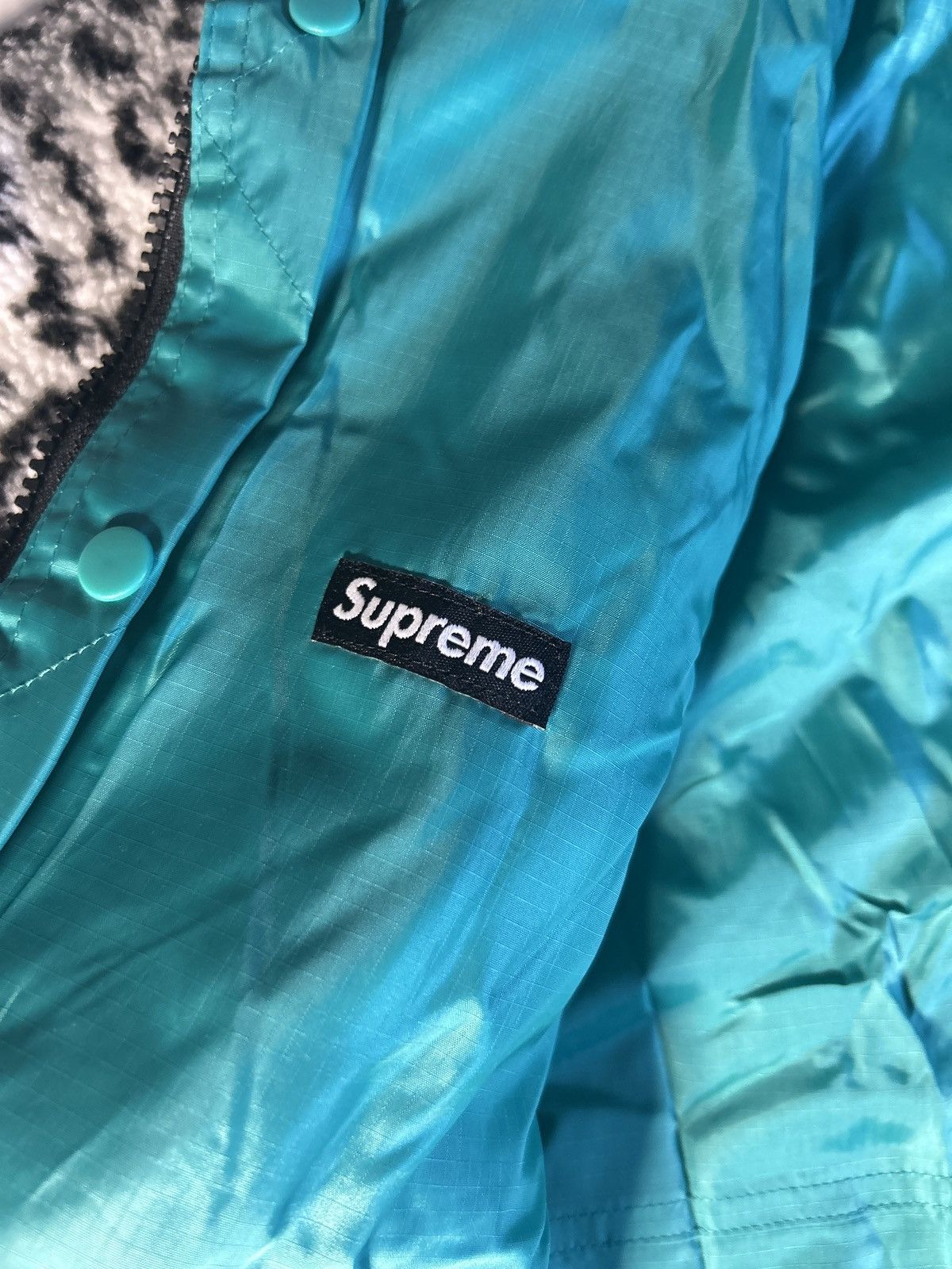 Supreme Supreme FW17 Reversible Leopard Fleece Size US L / EU 52-54 / 3 - 4 Thumbnail