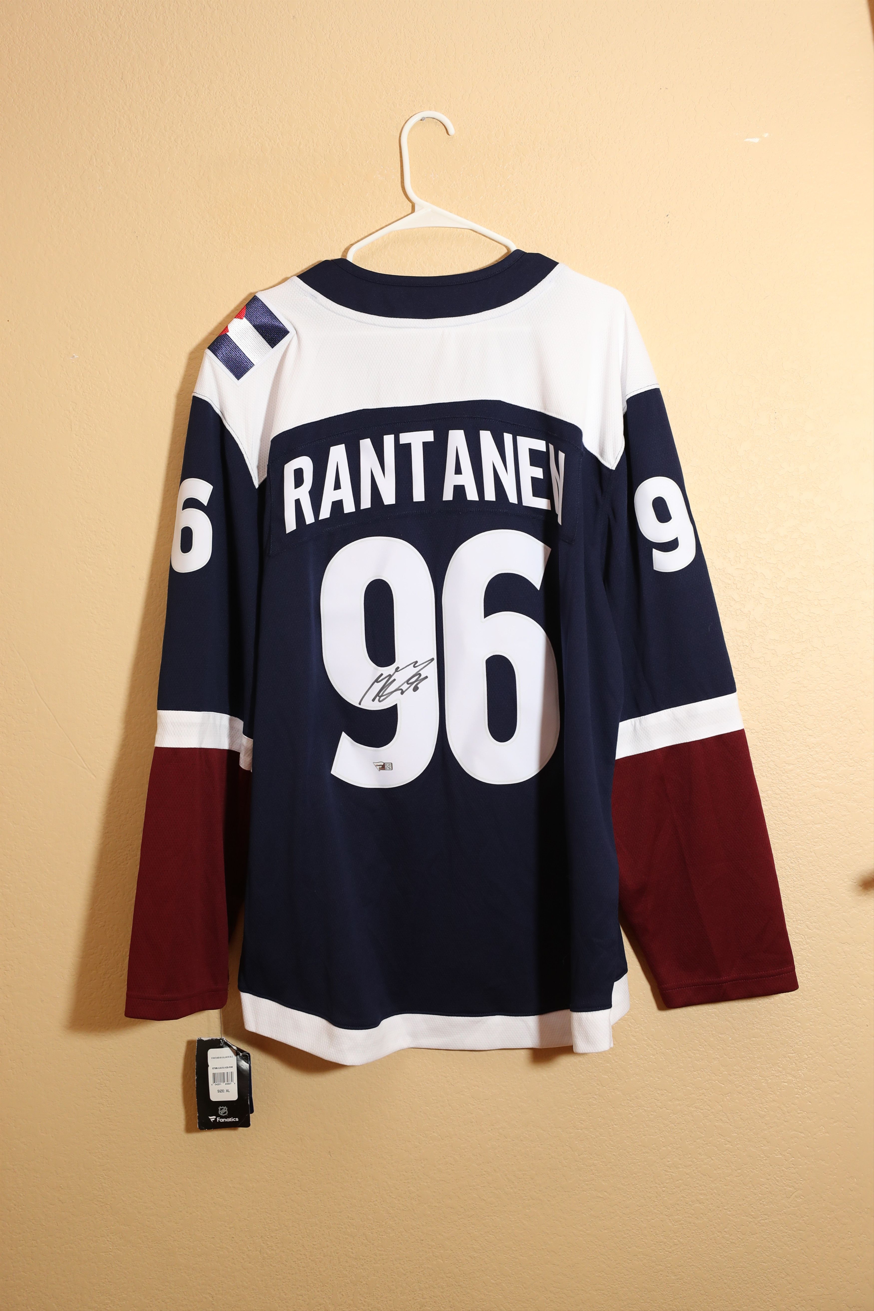 Avalanche Fanatics Colorado Avalanche Rantanen Signed Jersey (XL) Size US XL / EU 56 / 4 - 2 Thumbnail