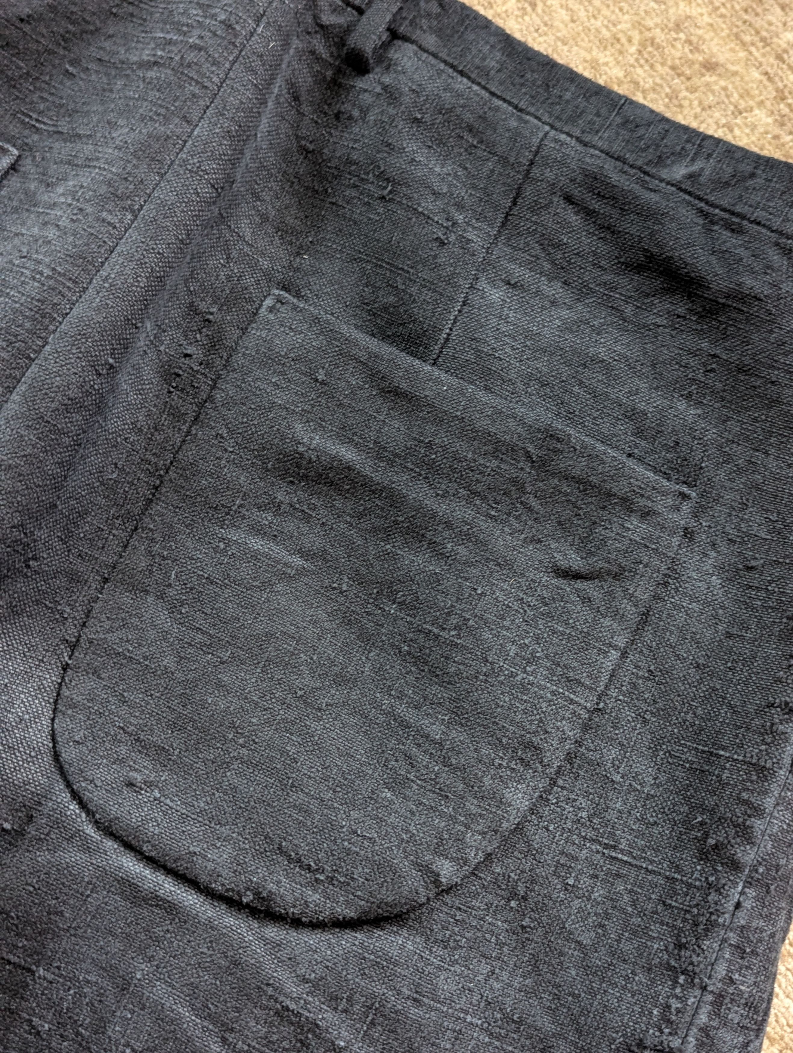 Label Under Construction Vintage Military Tent Jeans Size US 38 / EU 54 - 9 Thumbnail