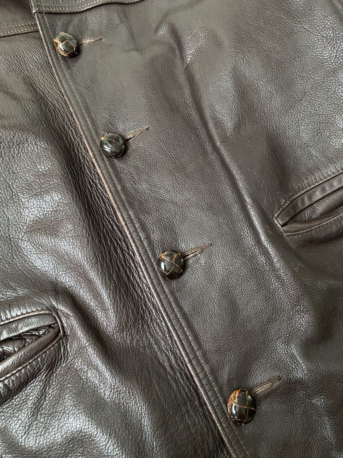 Avirex × Schott Vintage Schott Leather Motorcycle Jacket Size US L / EU 52-54 / 3 - 21 Thumbnail