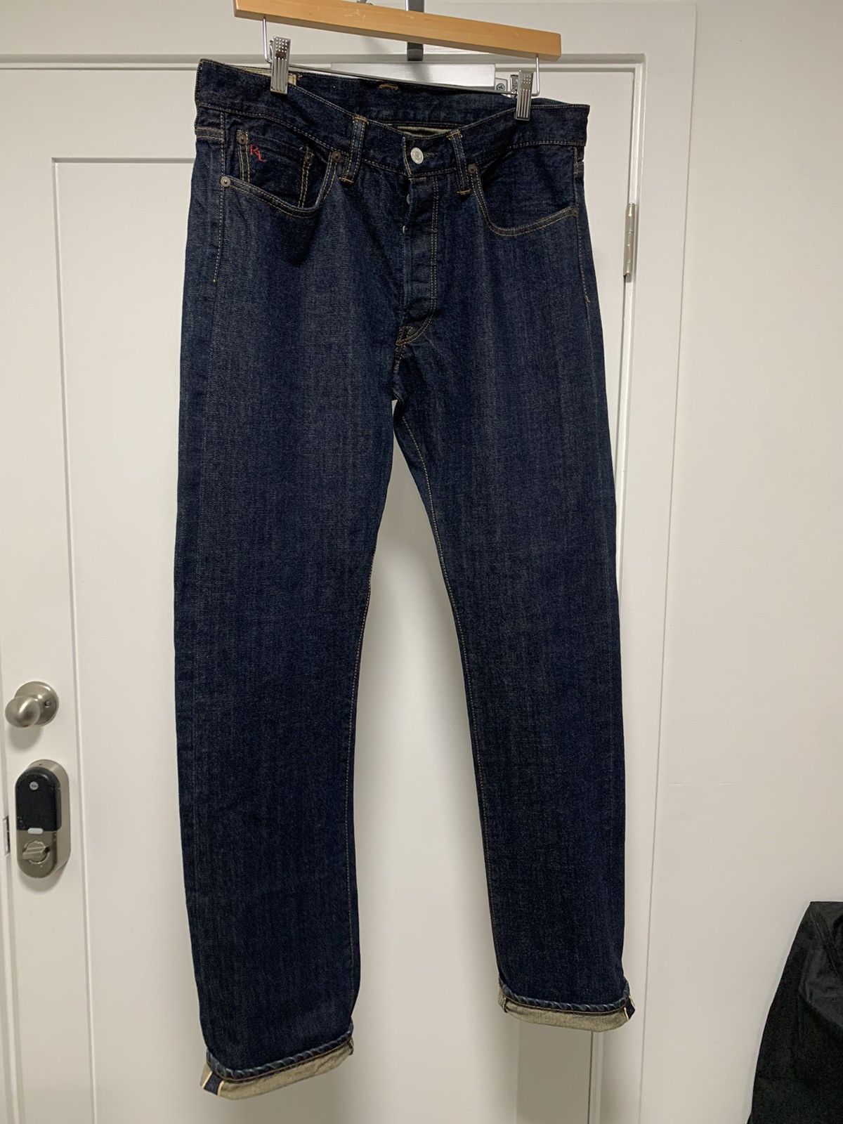 Polo Ralph Lauren Polo Ralph Lauren Selvedge Slim Straight Jeans Size US 33 - 1 Thumbnail
