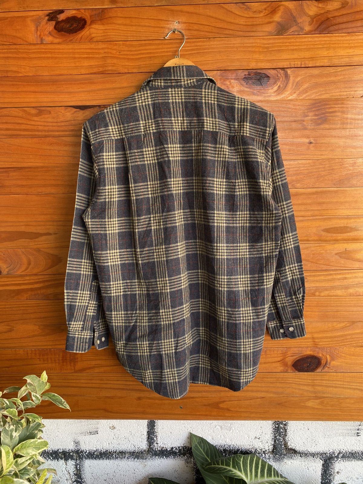 Vintage Vintage Town Trail Plaid Flannel Shirt Casual Workwear Size US M / EU 48-50 / 2 - 8 Thumbnail