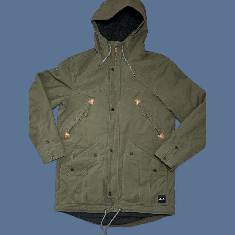 Oakley VINTAGE Oakley Parka Jacket Men’s Green L Size US L / EU 52-54 / 3 - 1 Thumbnail