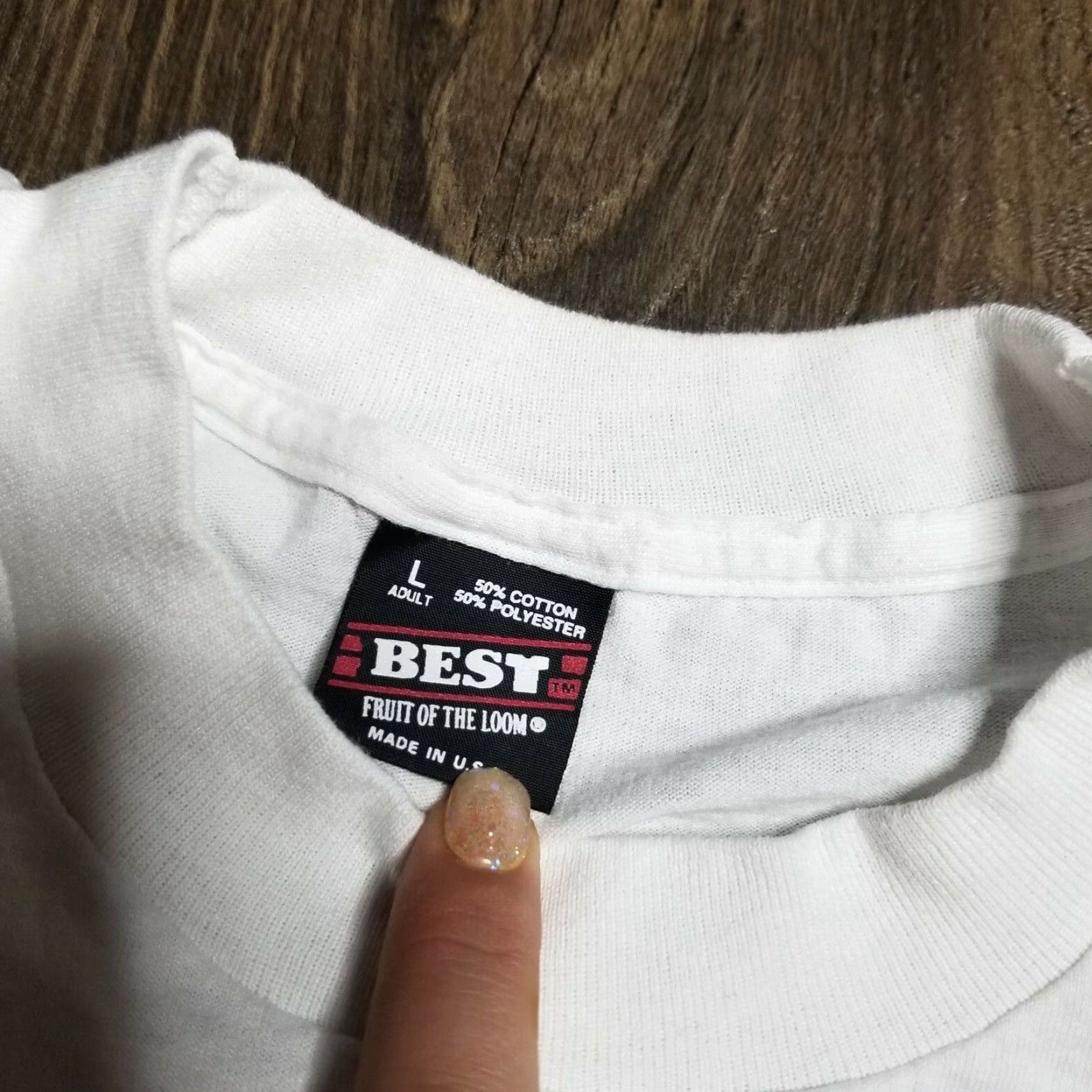 Fruit Of The Loom VINTAGE 90s Mens L Family Reunion Cruise Graphic Tee Short Sleeve White Cotton Blend Fruit of the Loom Size US L / EU 52-54 / 3 - 4 Thumbnail