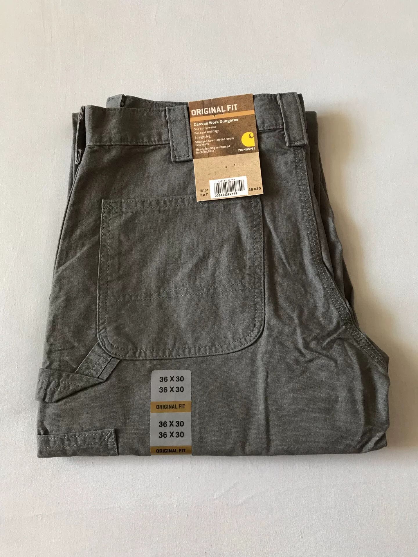 Carhartt Carhartt B151 FAT Canvas Work Pants Size US 36 / EU 52 - 1 Thumbnail