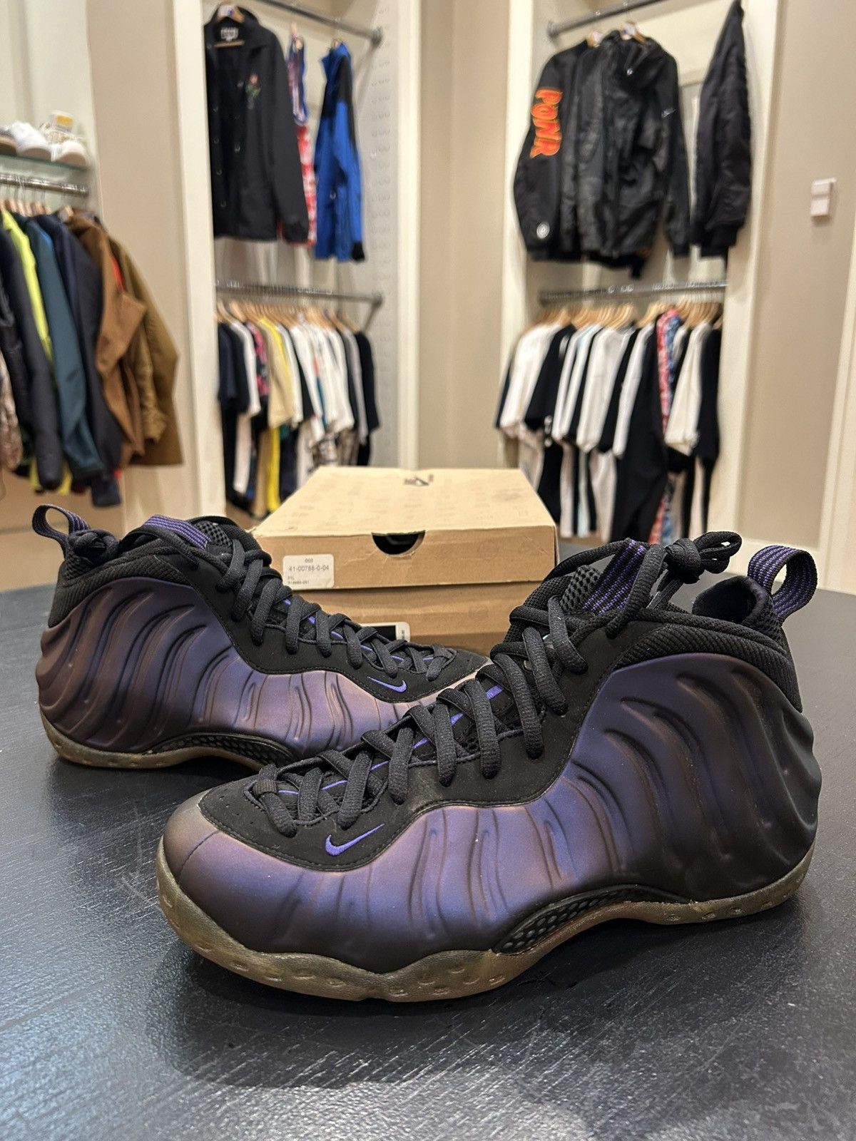 Nike Nike Air Foamposite One Eggplant Size US 9.5 / EU 42-43 - 1 Thumbnail