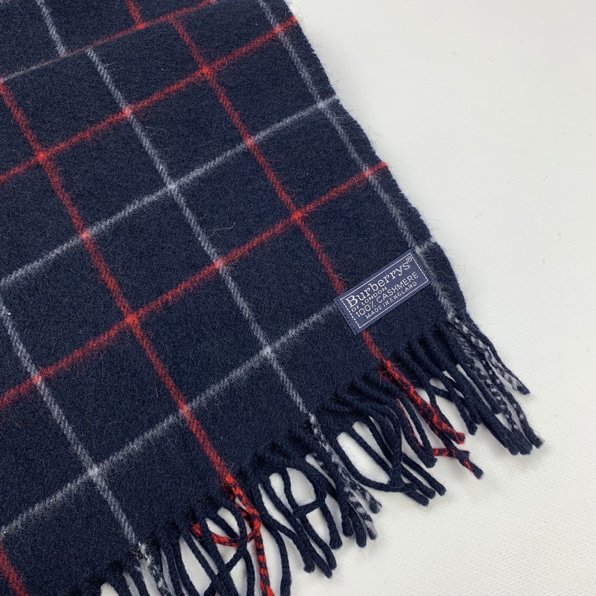 Burberry × Burberry Prorsum × Vintage Burberry vintage cashmere checked scarf Size ONE SIZE - 1 Thumbnail