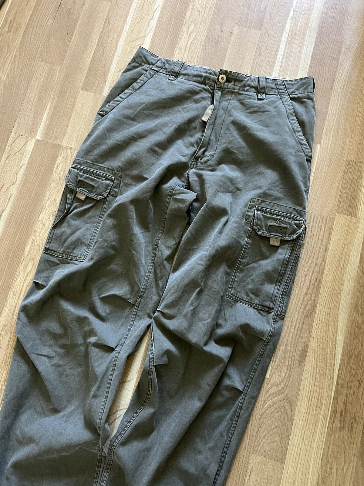 Japanese Brand × Vintage VINTAGE RICK OWENS STYLED CARGO MILITARY PANTS Y2K Size US 34 / EU 50 - 4 Thumbnail