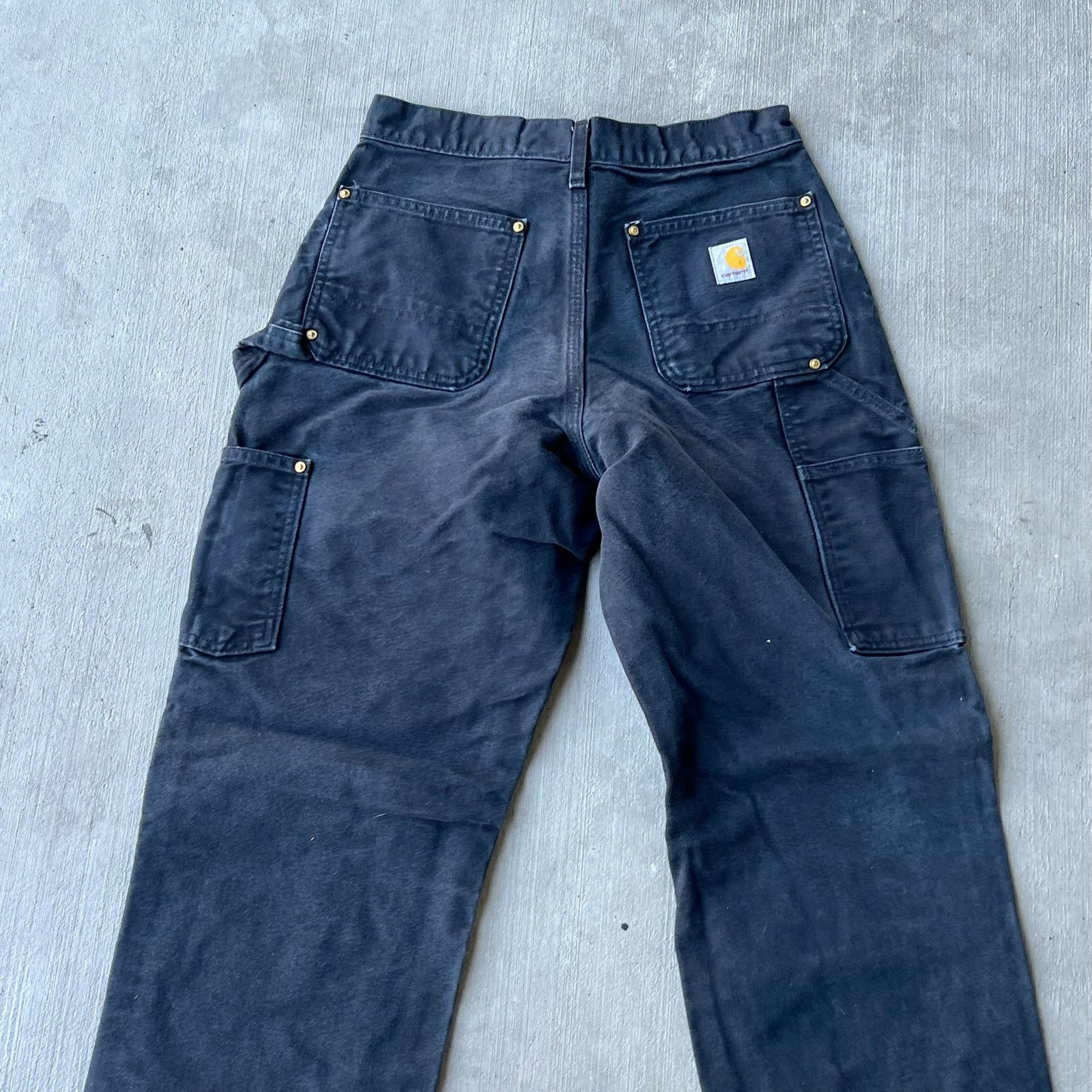Carhartt × Vintage Carhartt black double knee work wear carpenter pants Size US 28 / EU 44 - 8 Thumbnail