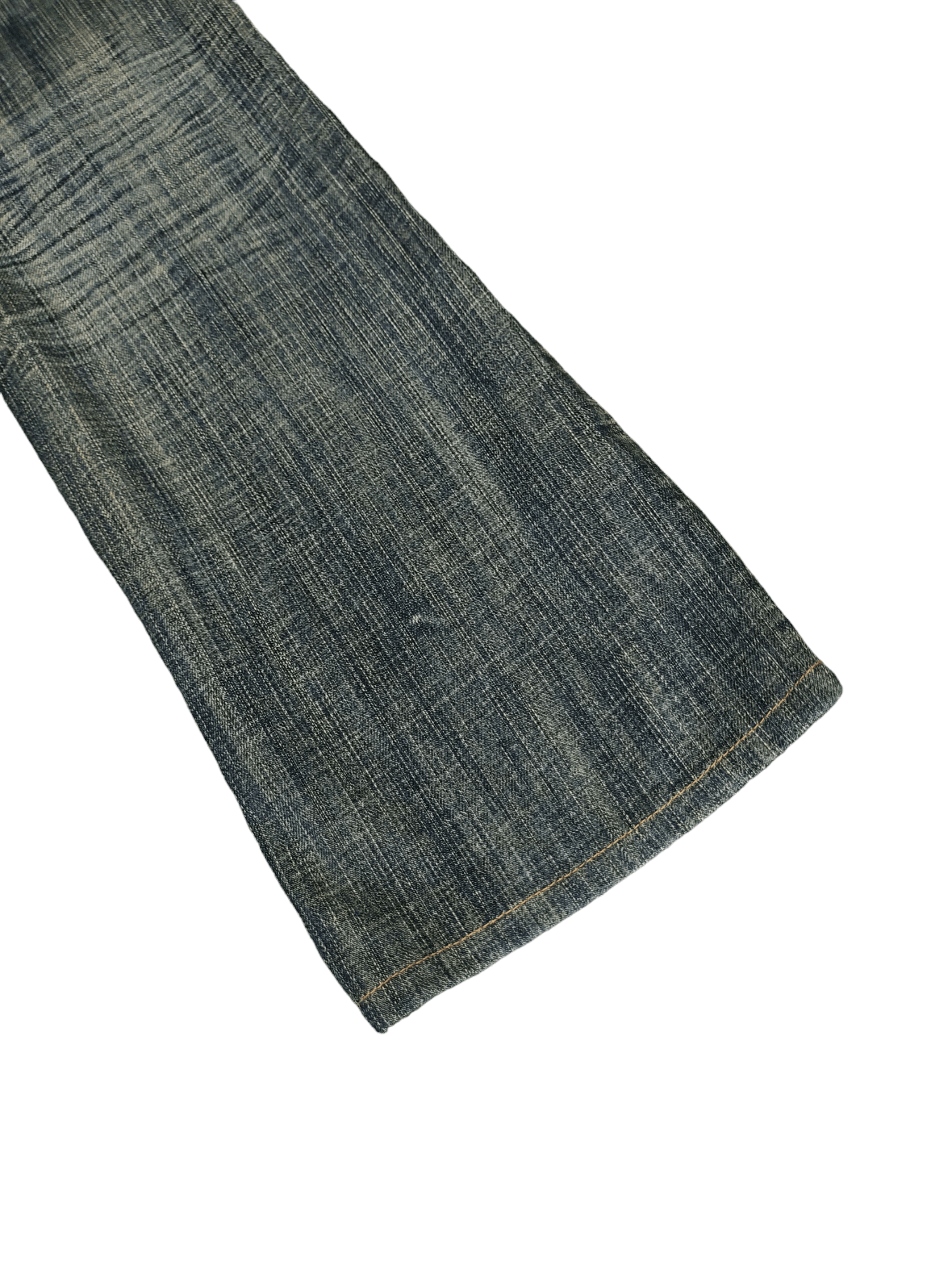 If Six Was Nine Flare Jean Different Rupert Leather Patchwork Pocket Bootcut Size US 30 / EU 46 - 9 Thumbnail
