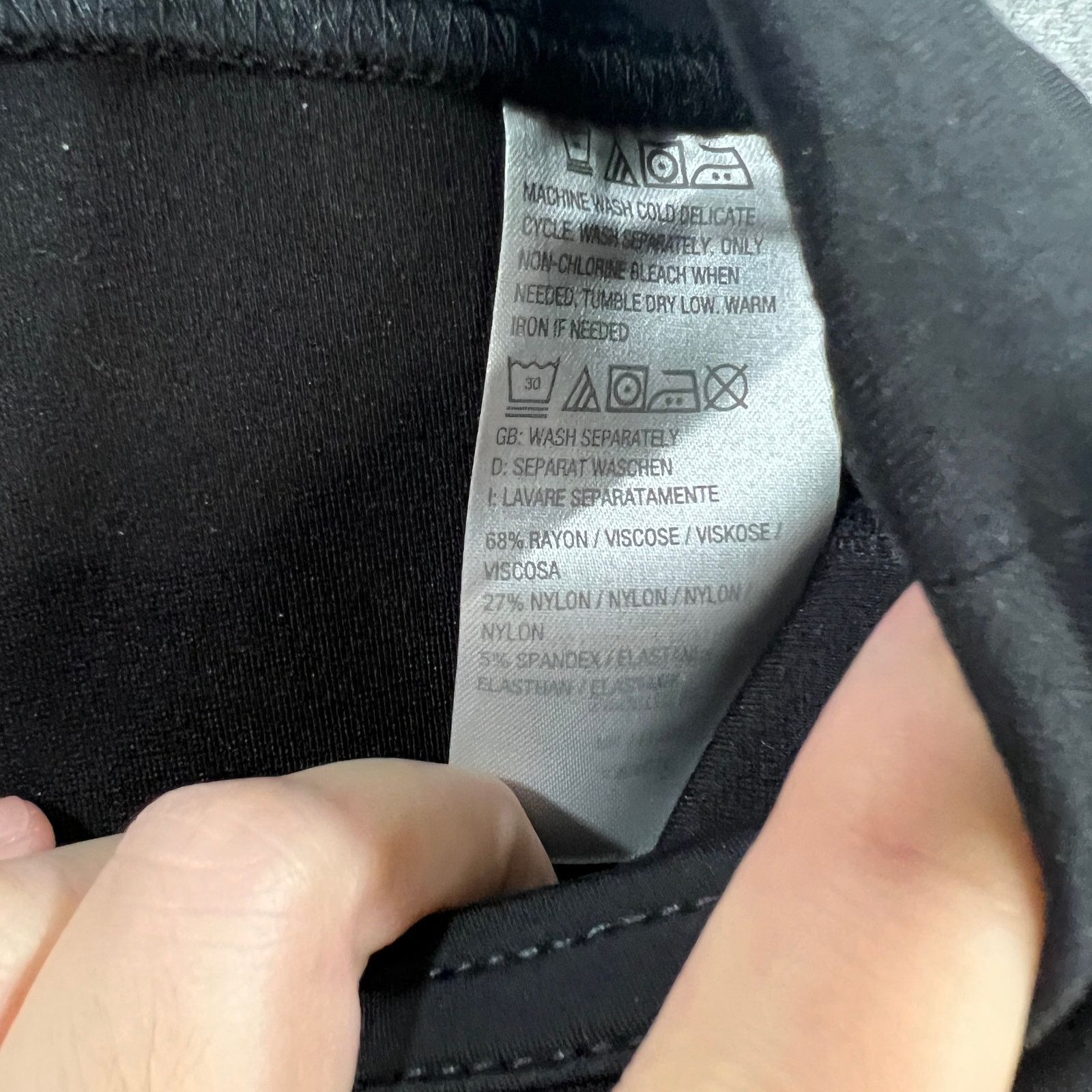 Other Belle by Kim Gravel Tall Ponte 5 Pocket Slim Cropped Pants Size 34" / US 12 / IT 48 - 9 Thumbnail