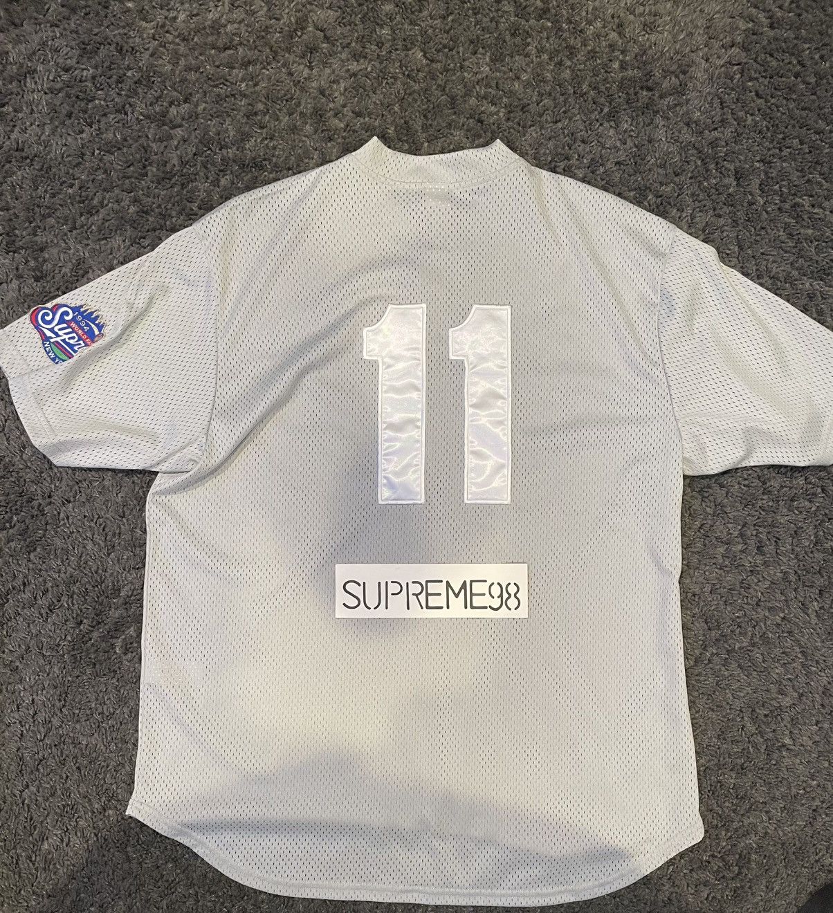 Supreme S Logo Baseball Henley Size US M / EU 48-50 / 2 - 2 Thumbnail