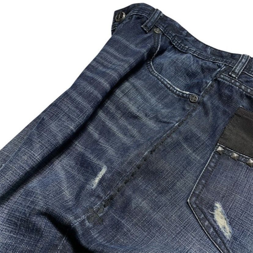 Japanese Brand 2000s Y2K AFFLICTION IFSIX LGB STYLE Size US 38 / EU 54 - 13 Thumbnail