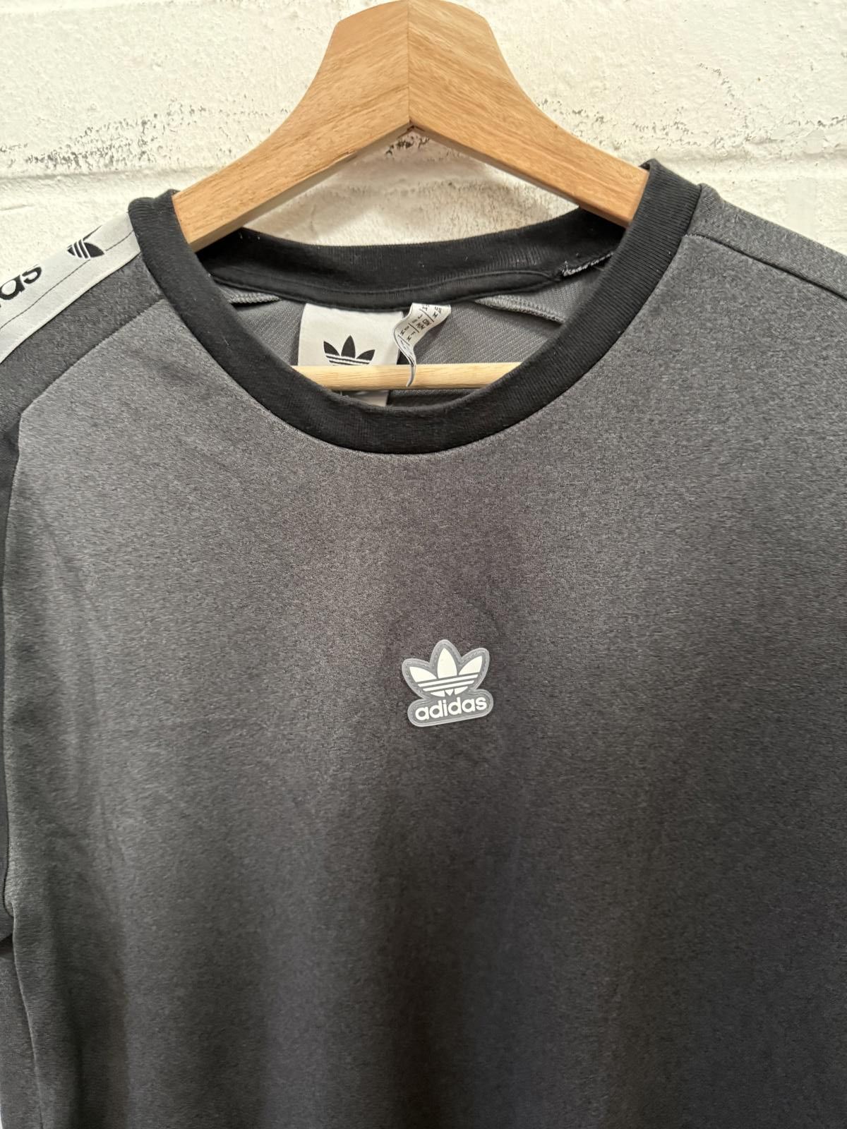Adidas Adidas Men's Grey and Black Short Sleeve T-shirt Size US M / EU 48-50 / 2 - 1 Thumbnail